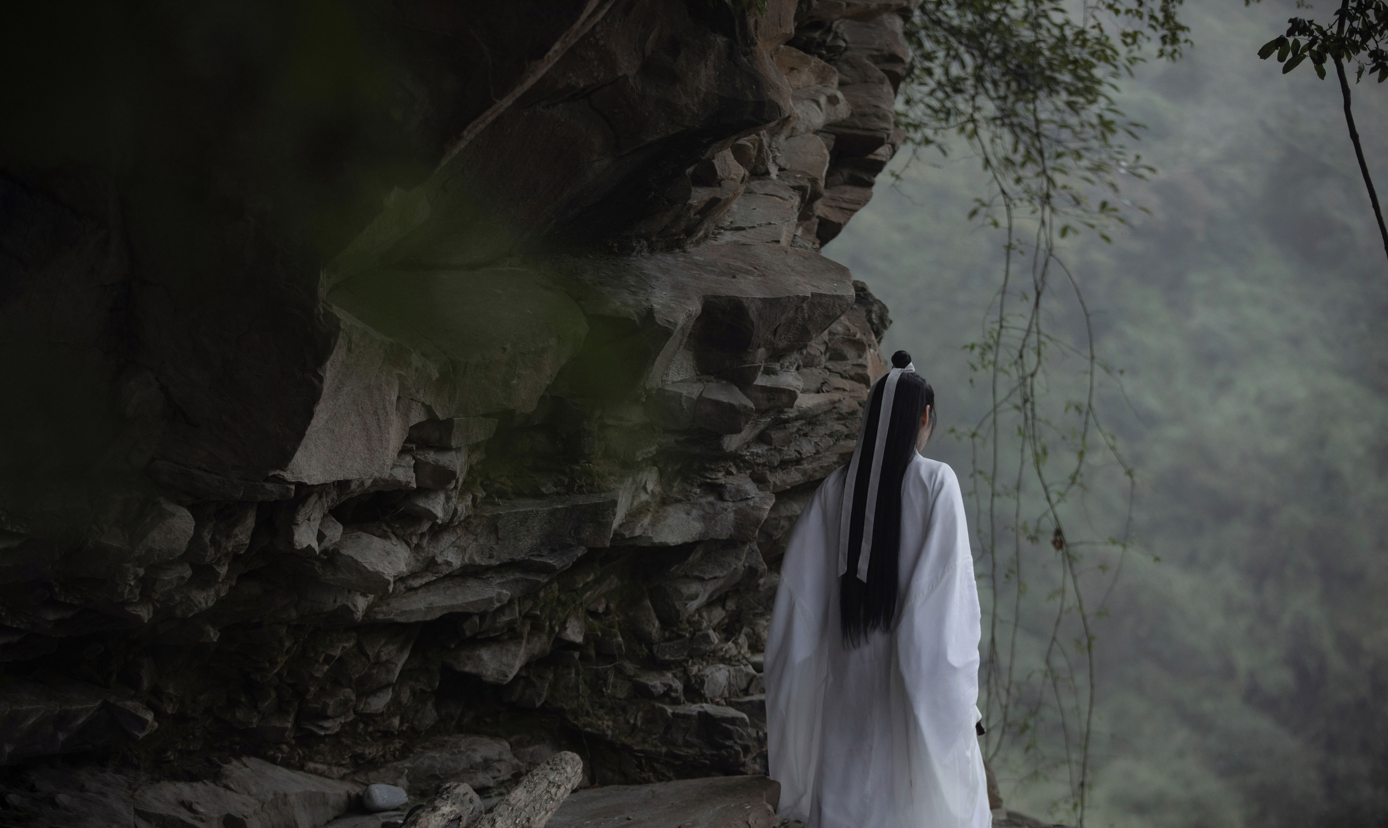 归 意境 禅意 古风白衣女子 古风 唯美