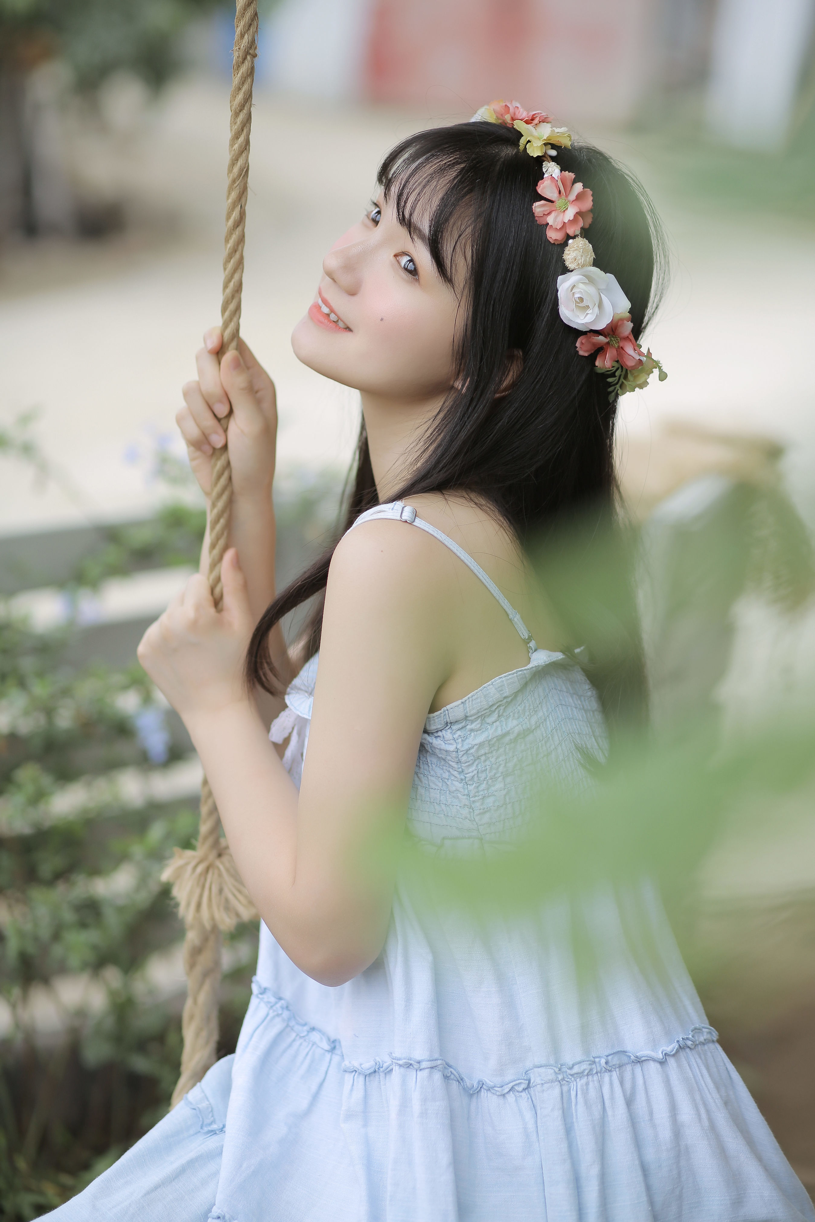 院子里的夏天 少女 夏天 青春 情绪 日系