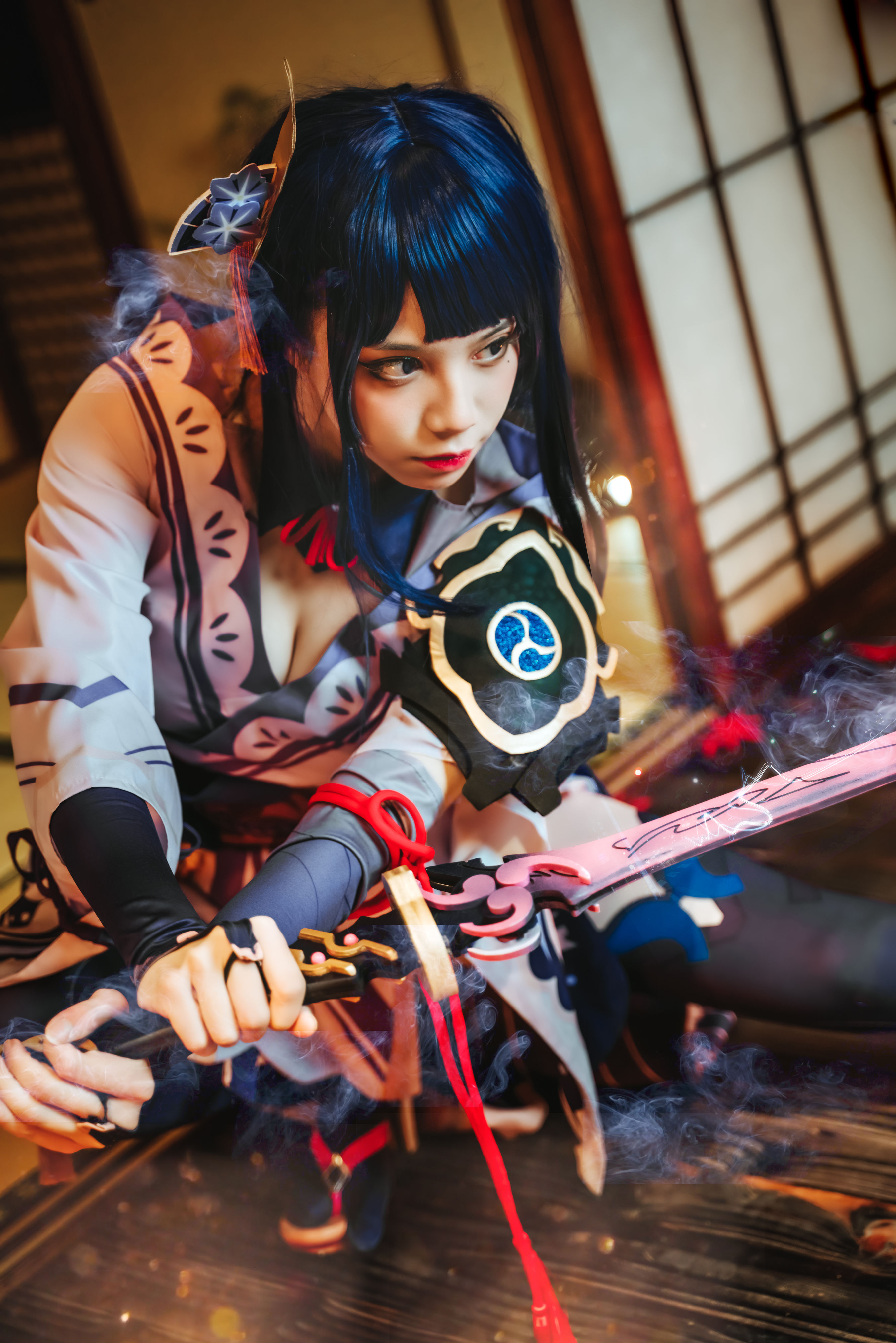 雷神cos Cosplay 暗黑系 妹子