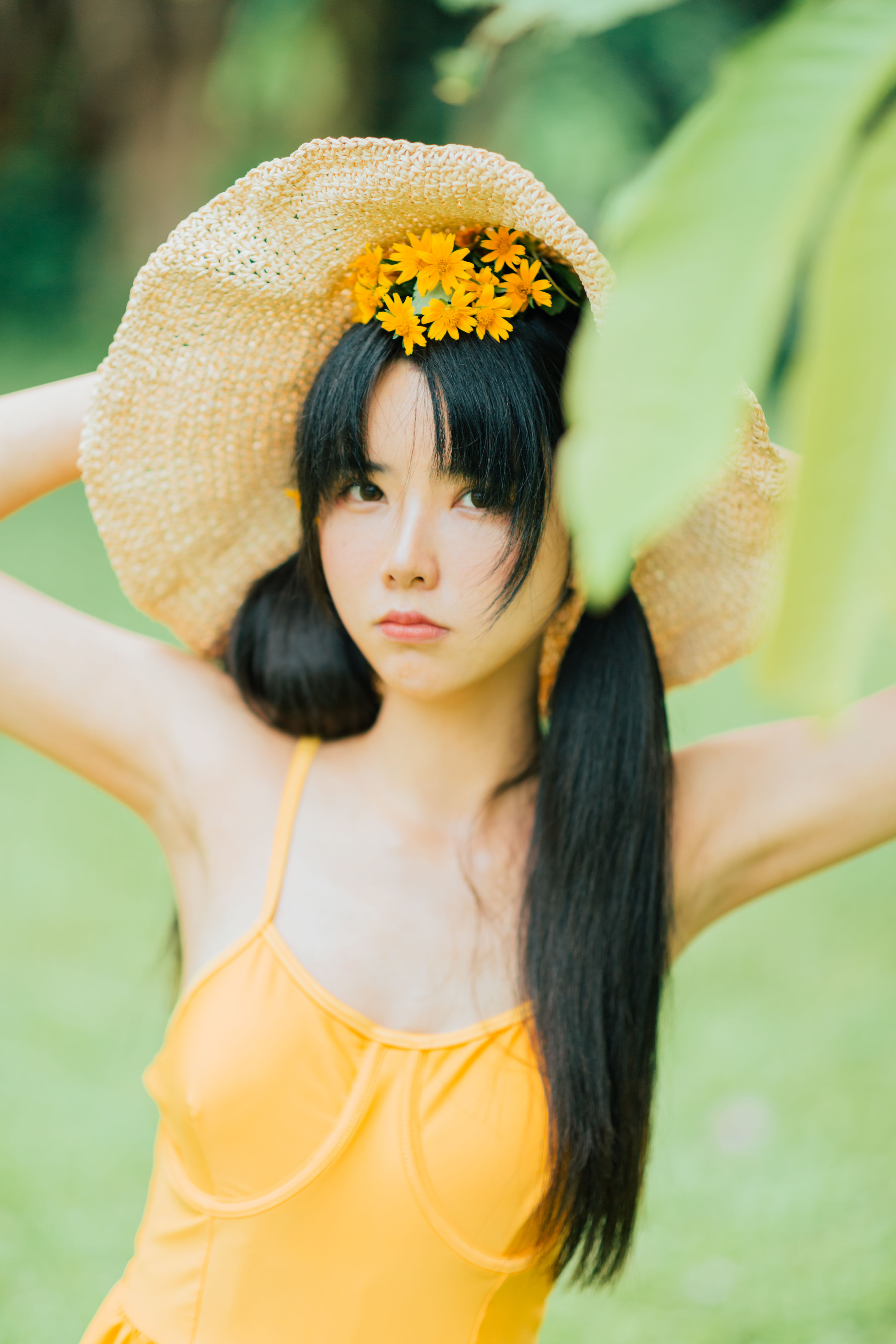 菠萝少女 漂亮 小清新 日系 夏天 少女 写真集