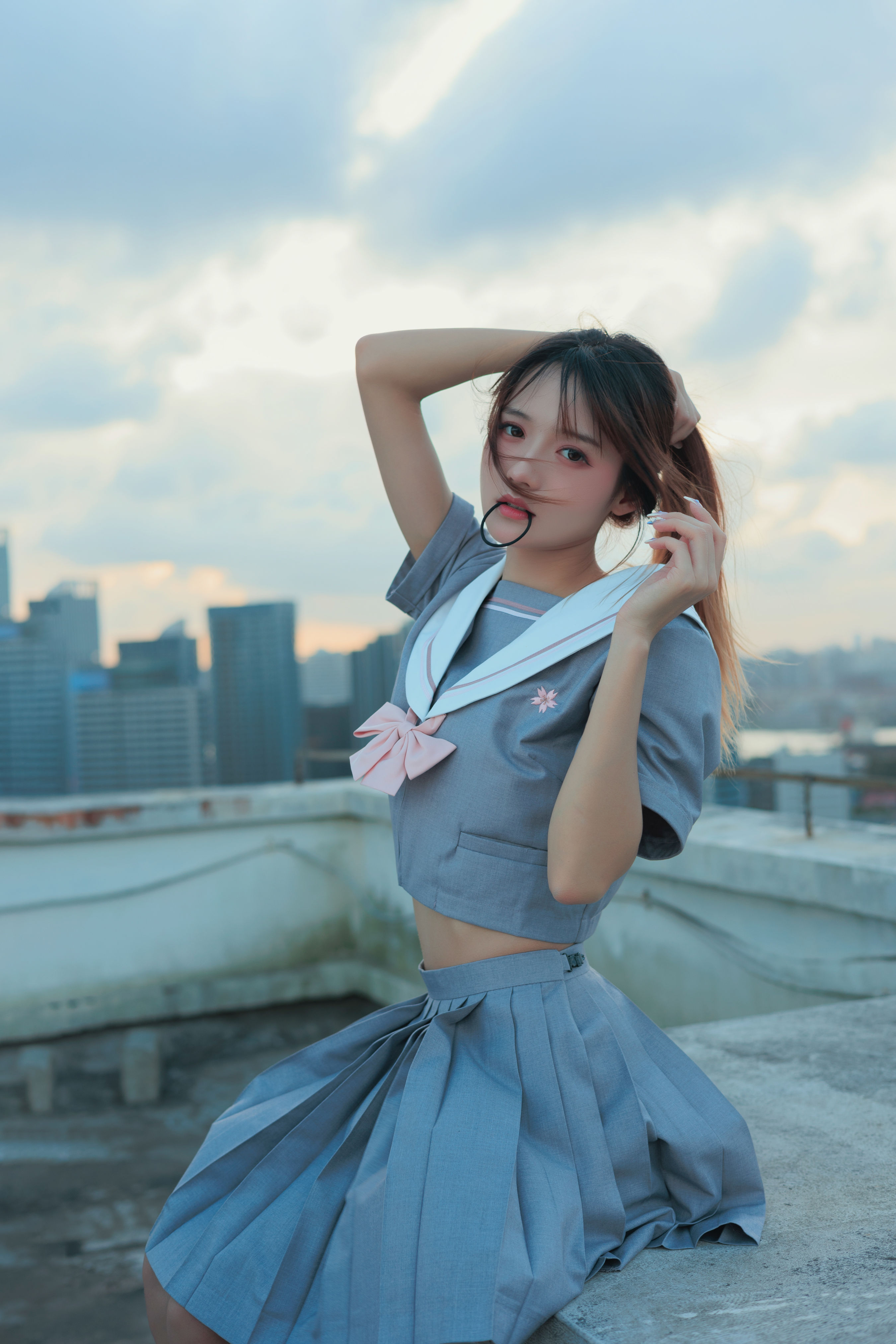 天台纸飞机 少女 写真集