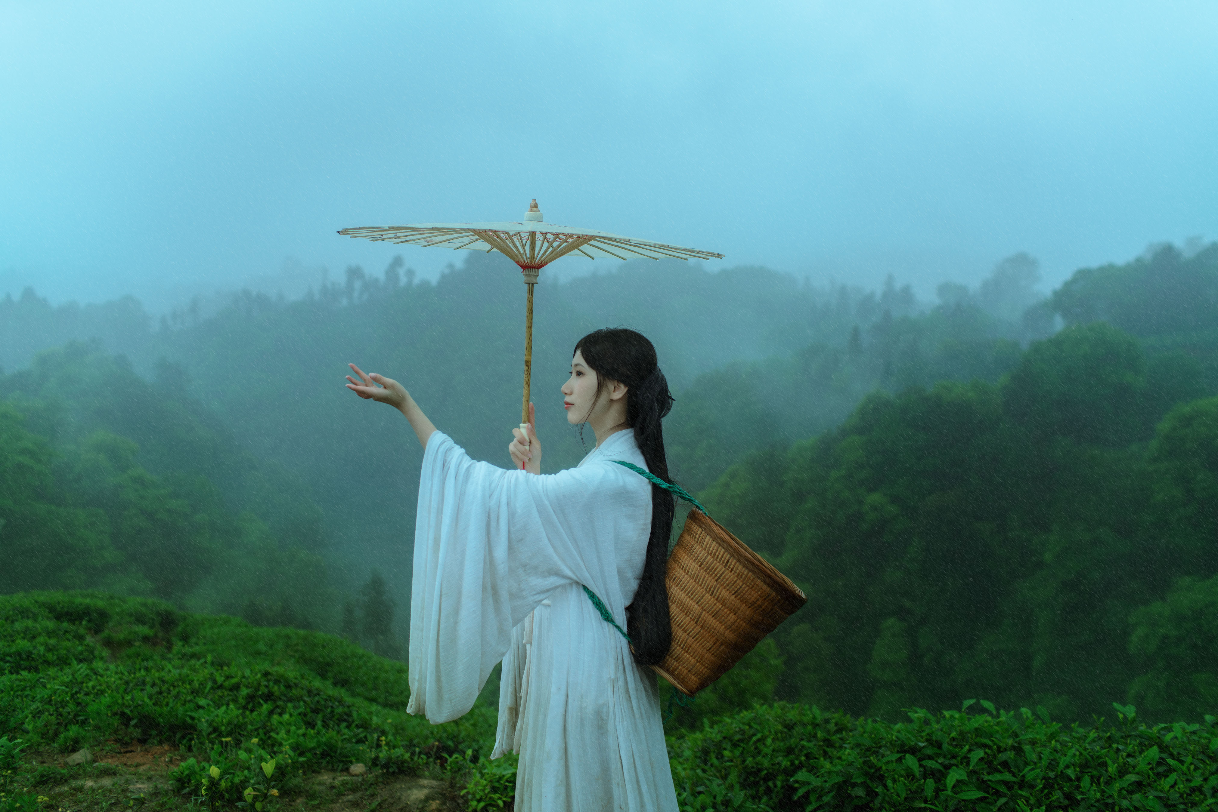 空山灵雨 意境 田园生活 古风 下雨天 唯美 小清新