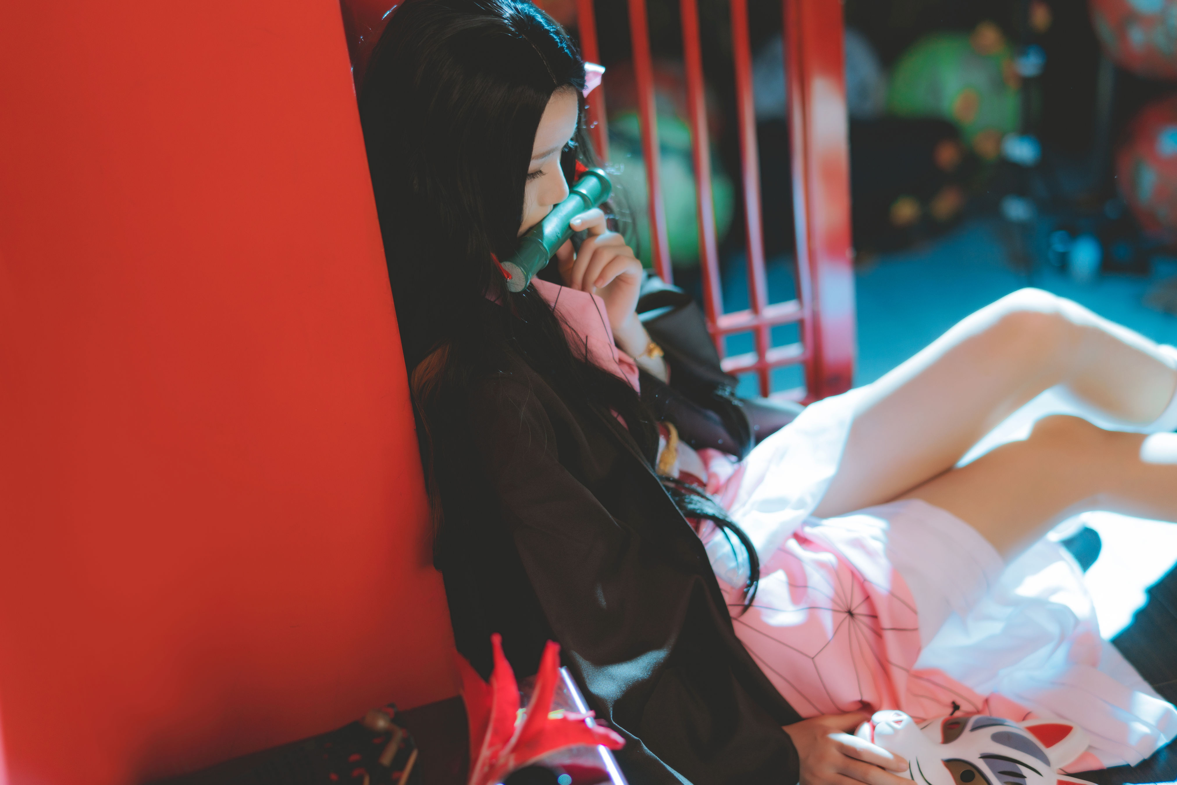 COSPLAY 弥豆子 Cosplay 少女