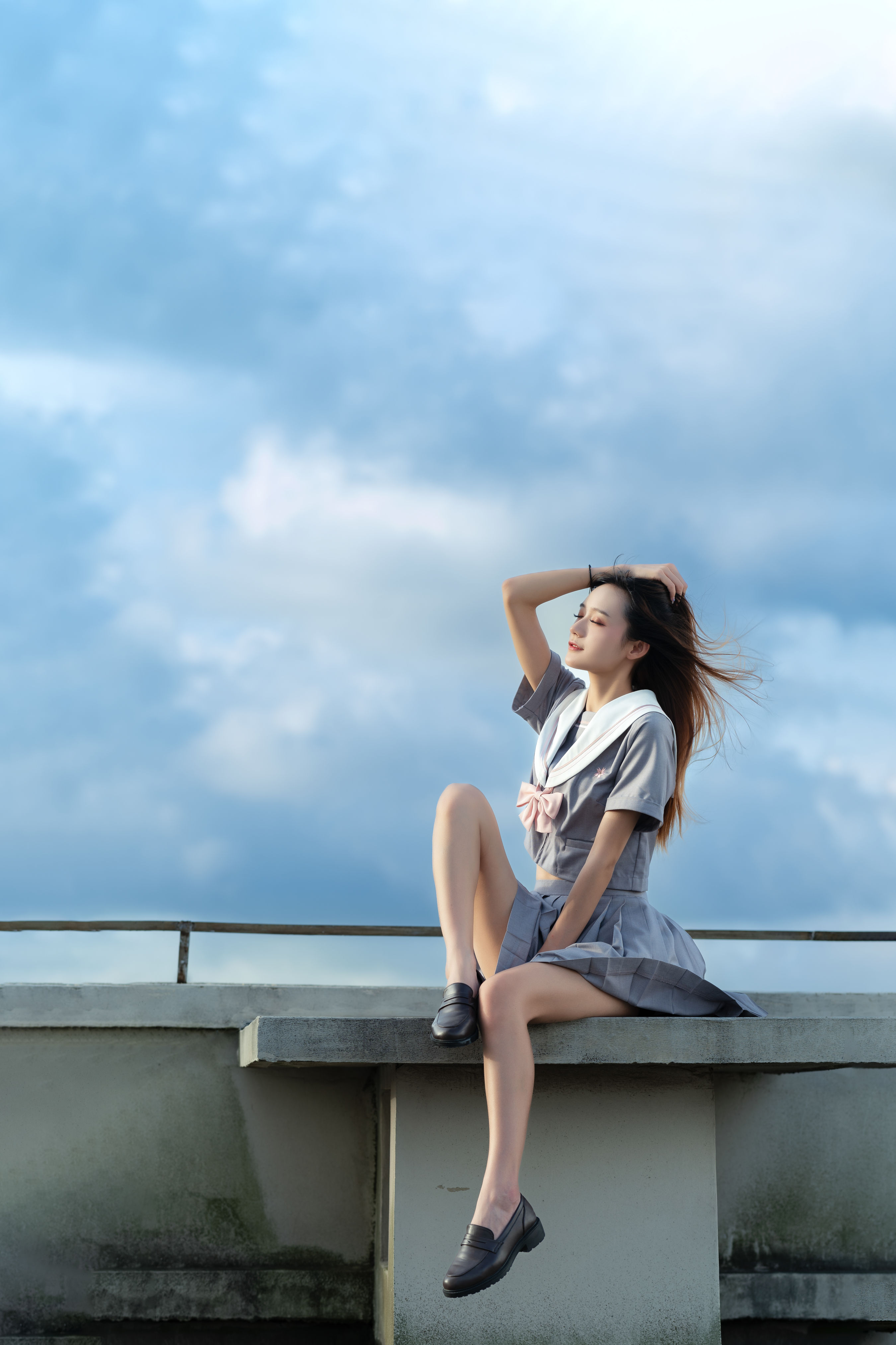 天台纸飞机 少女 写真集