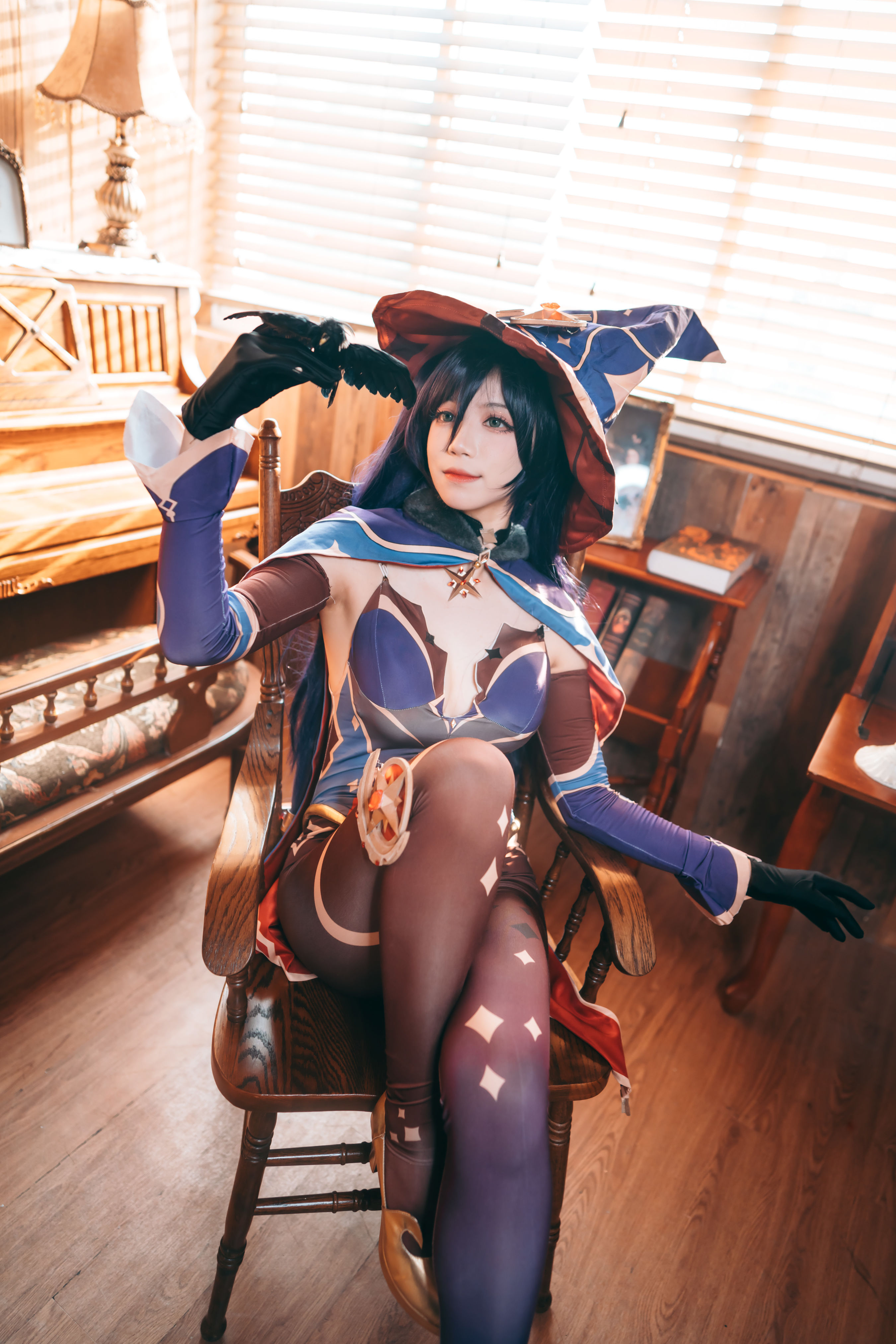 原神莫纳 模特 人像 Cosplay 少女