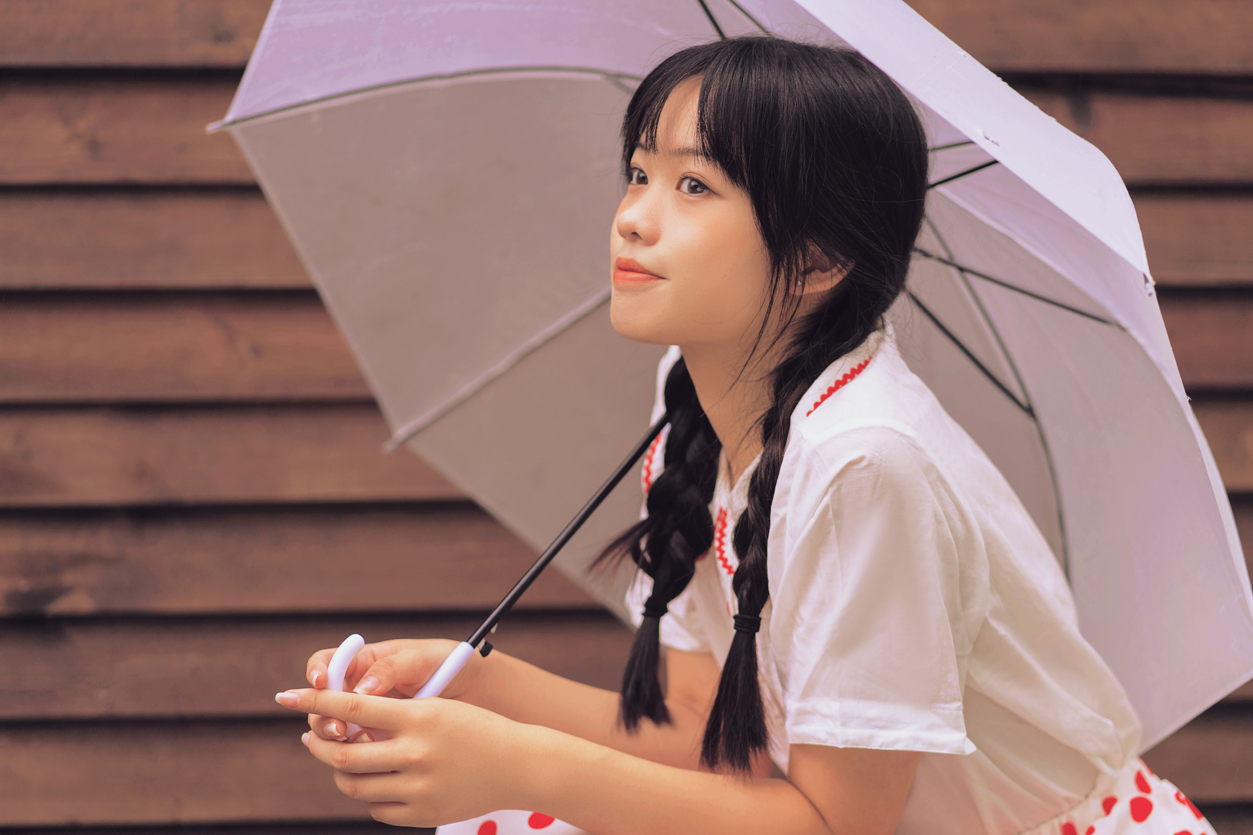 雨季 复古 怀旧 日系 写真集 女生 下雨天