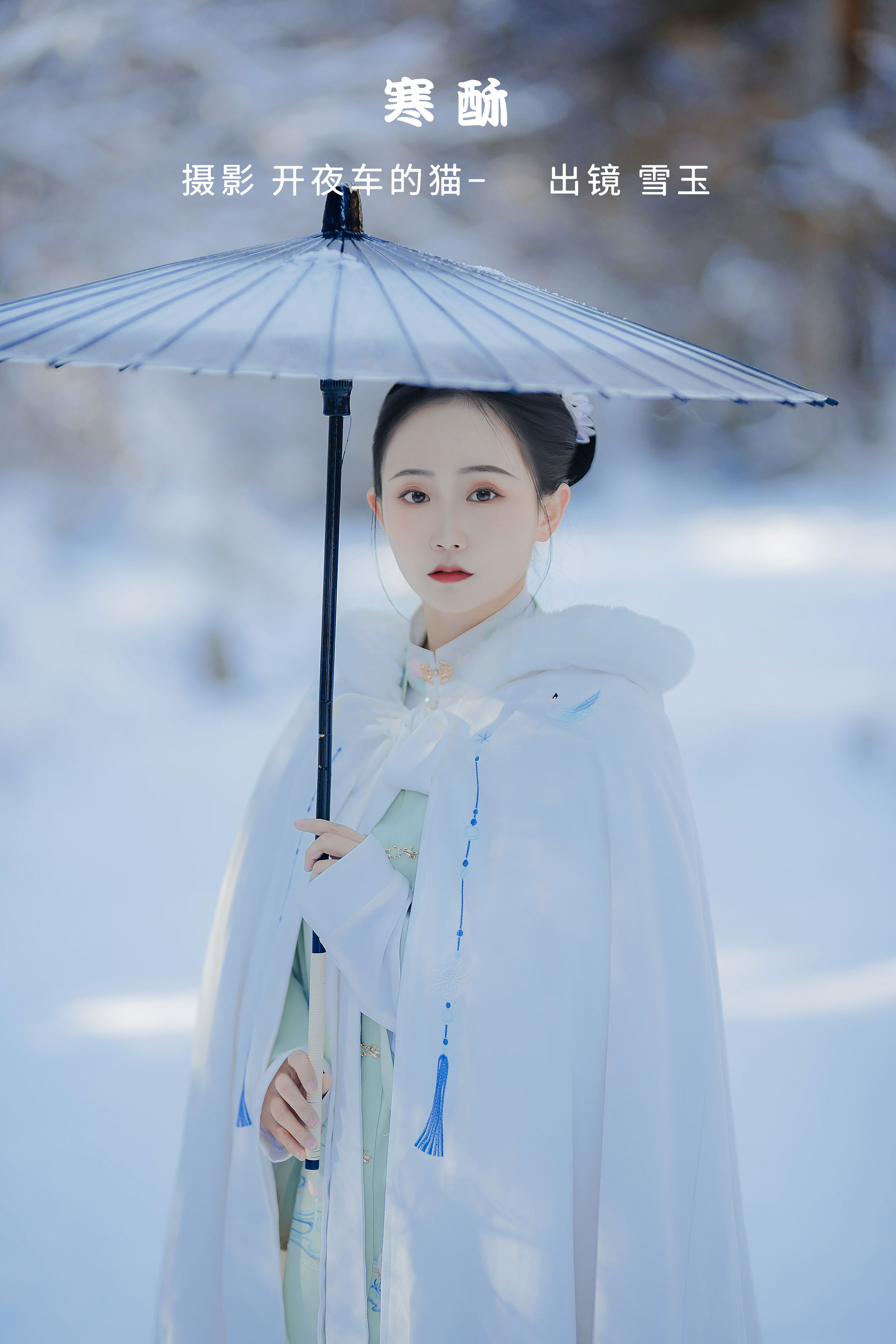 寒酥 唯美 意境 中国风 漂亮 艺术 优美 仙气 古风 雪景 秋天 小仙女