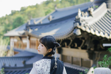 悠悠径山 复古 国风 写真集 女生