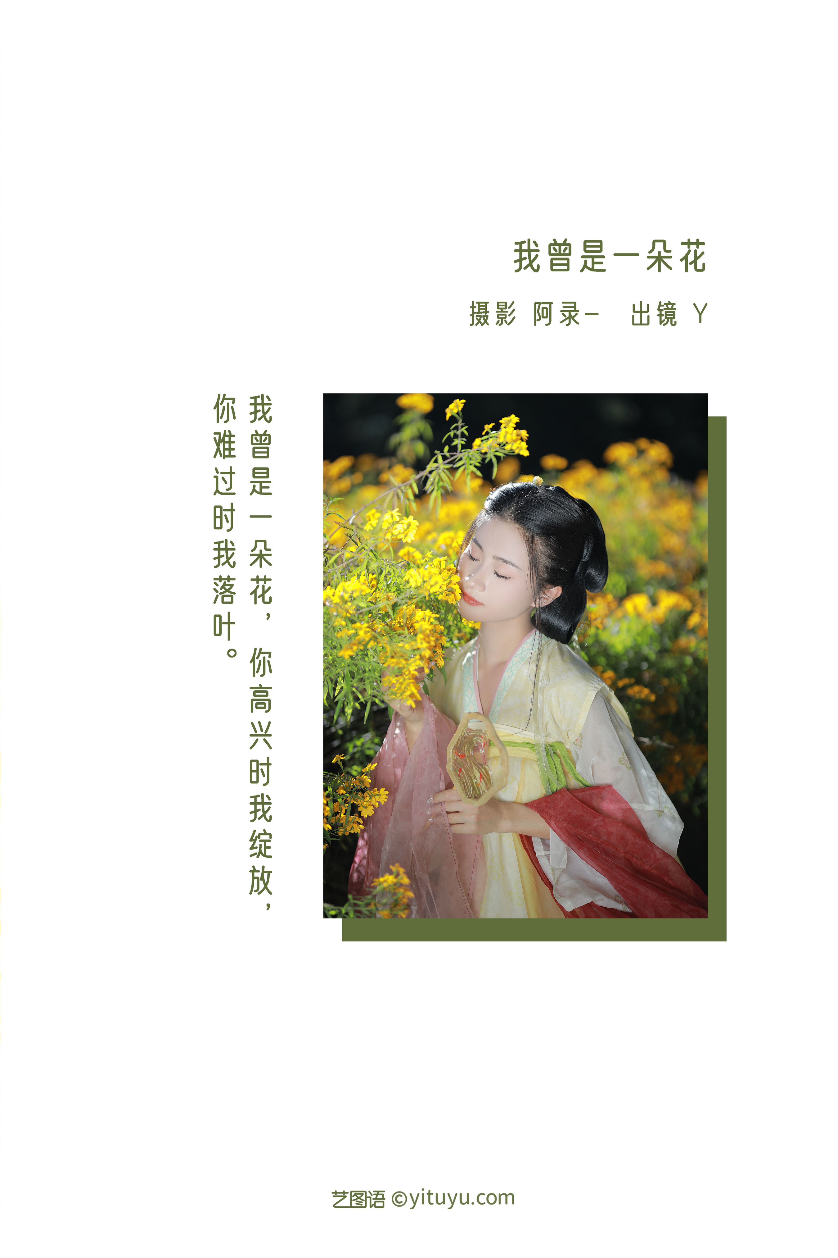 我曾是一朵花 唯美 治愈系 小清新 养眼 光影 仙气 古风 花