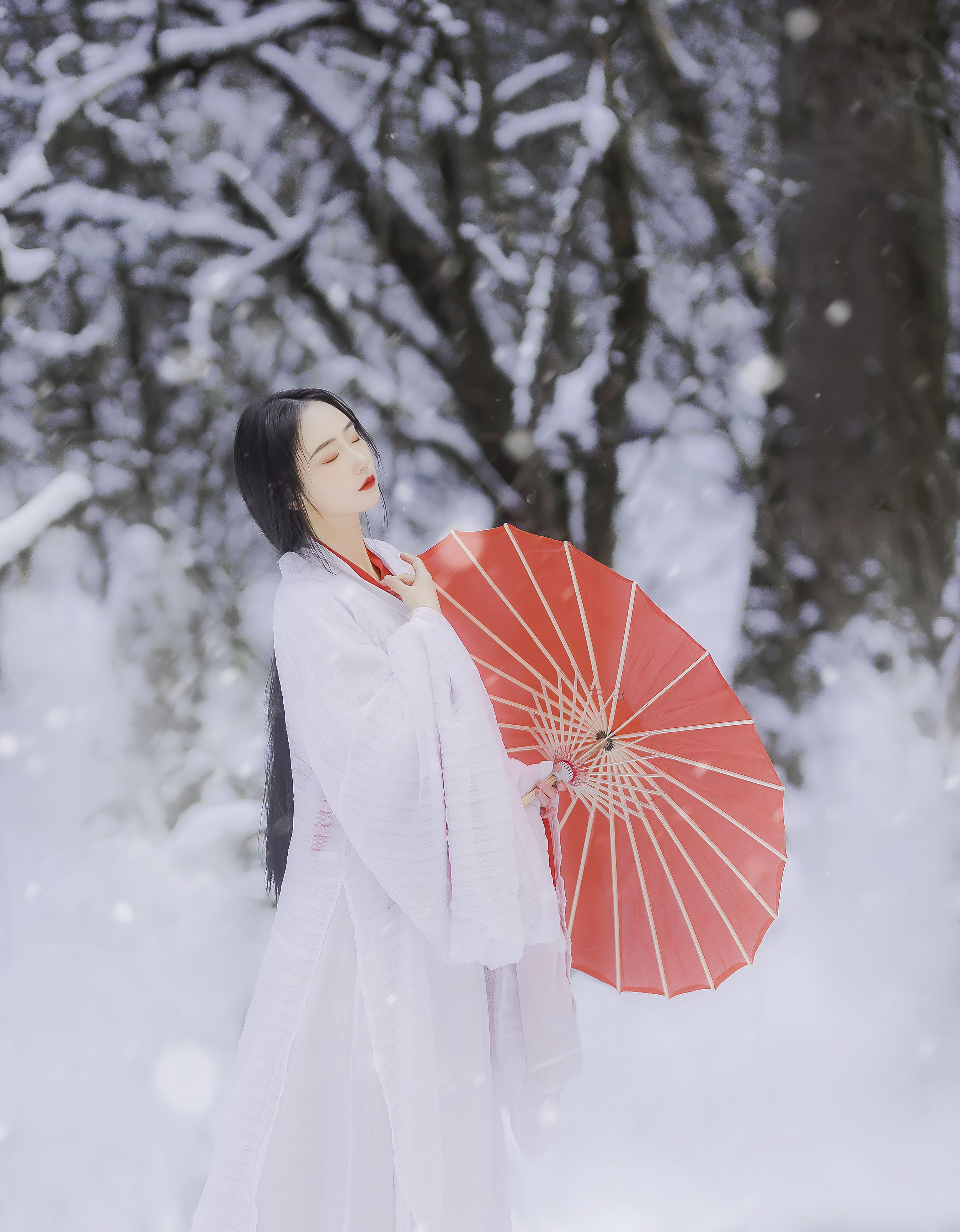 北国寒 仙气 古风 雪景 冬天 山林