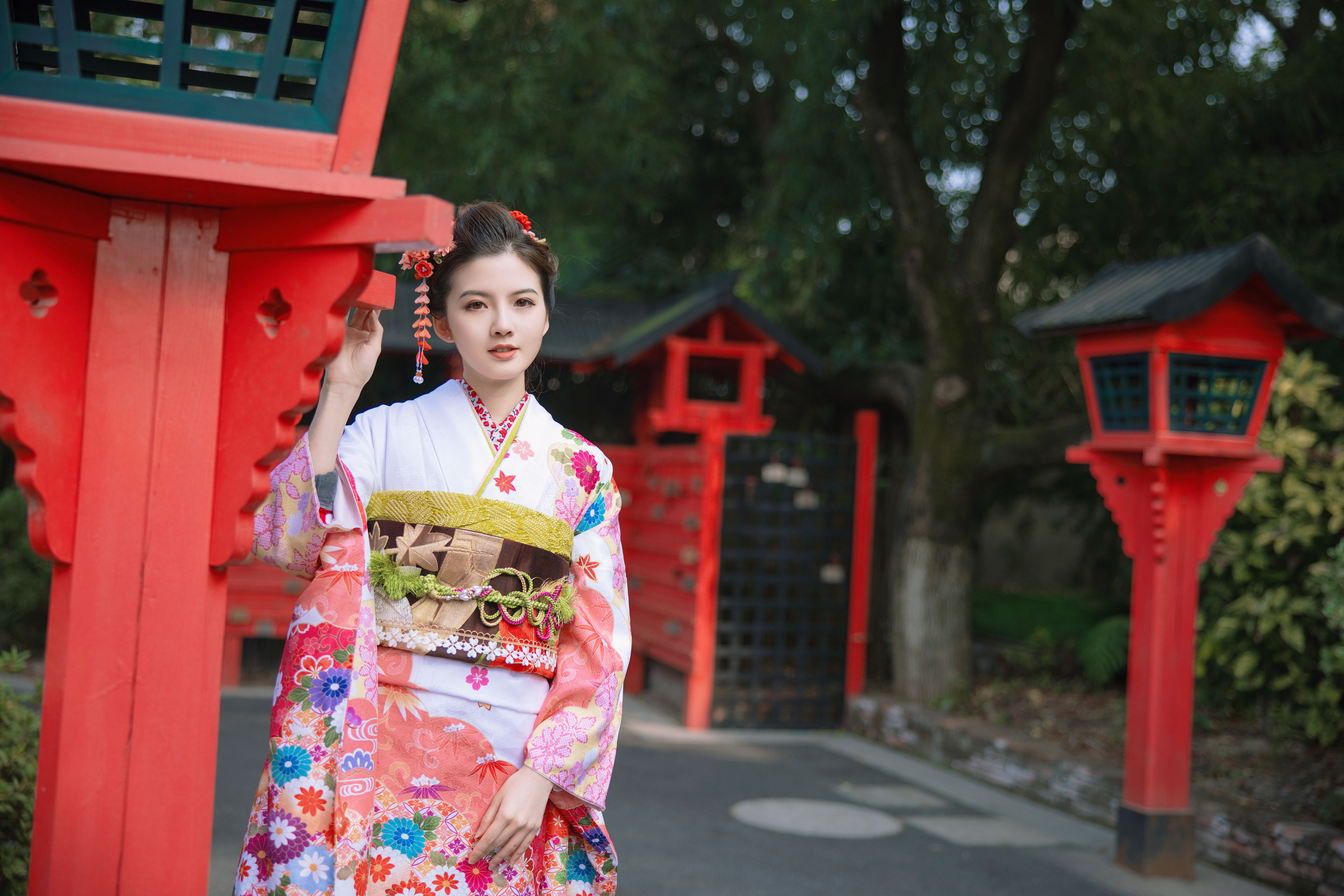 和服少女 唯美 精美 小清新 优雅 养眼 日式和风 日系 少女