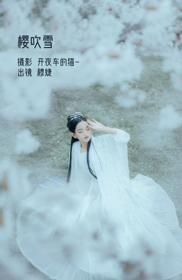 樱吹雪 唯美 仙气 古风 樱花