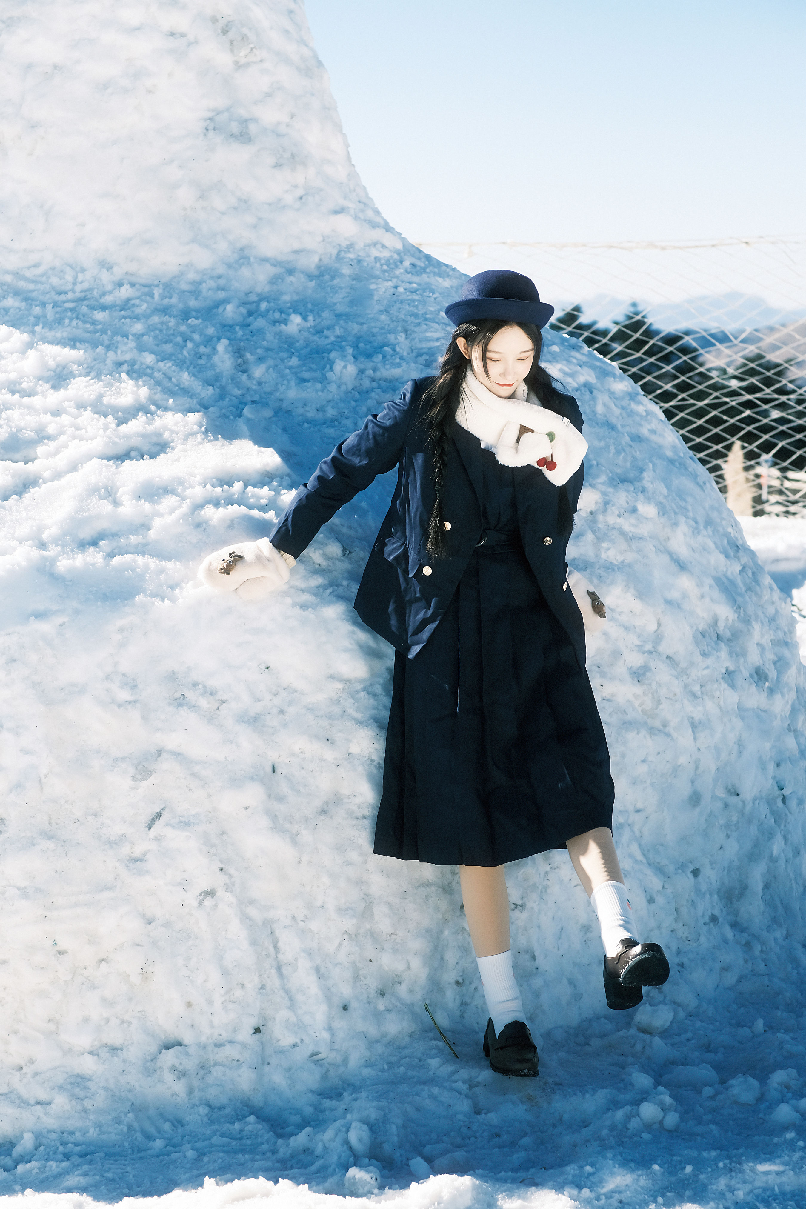 初雪在说我爱你 小姐姐 雪景 冬天 写真集 女生