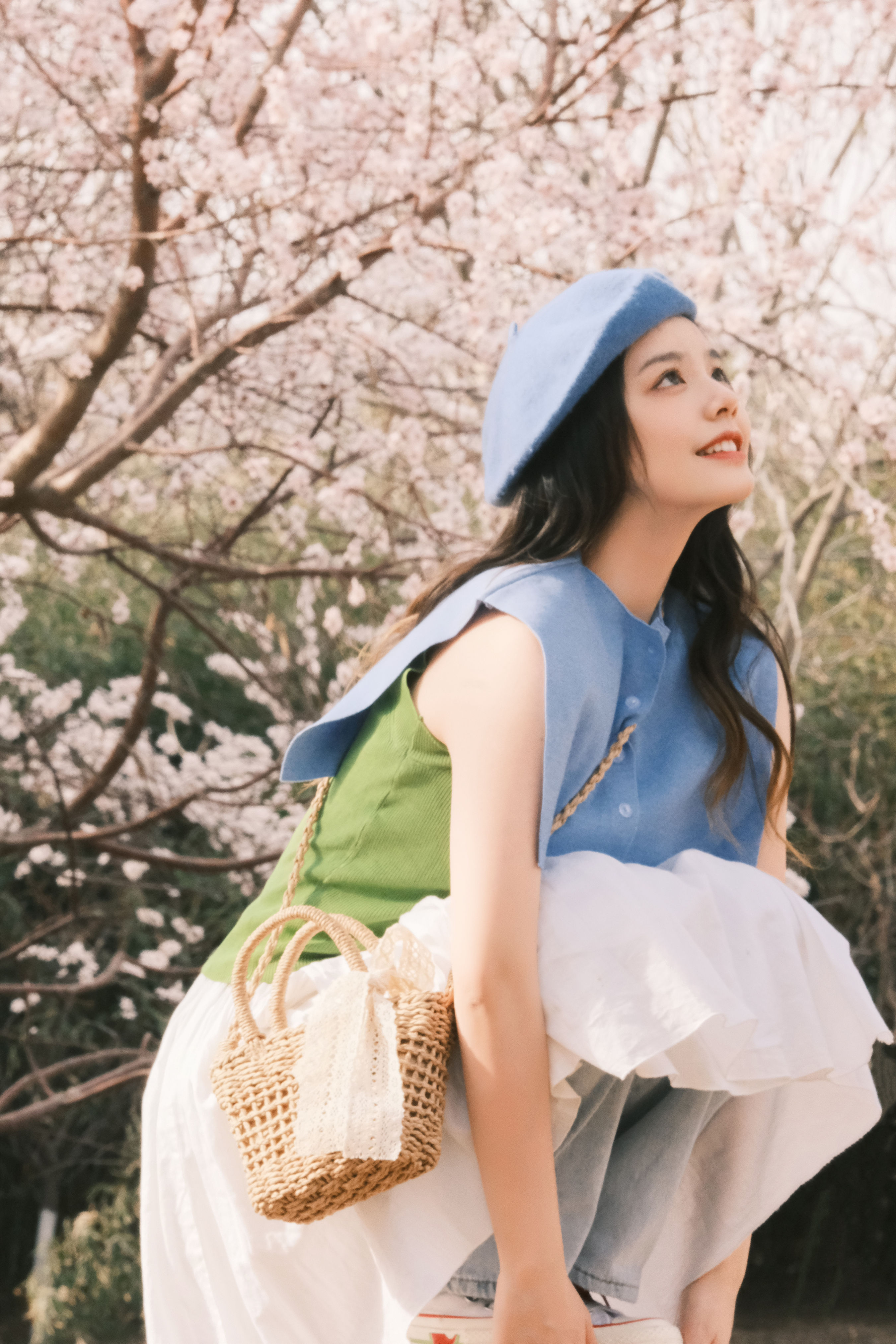 一期一会 樱花 清纯 浪漫 女神 花 写真