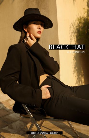 BLACK HAT 时尚 人像 女郎 写真 惊艳