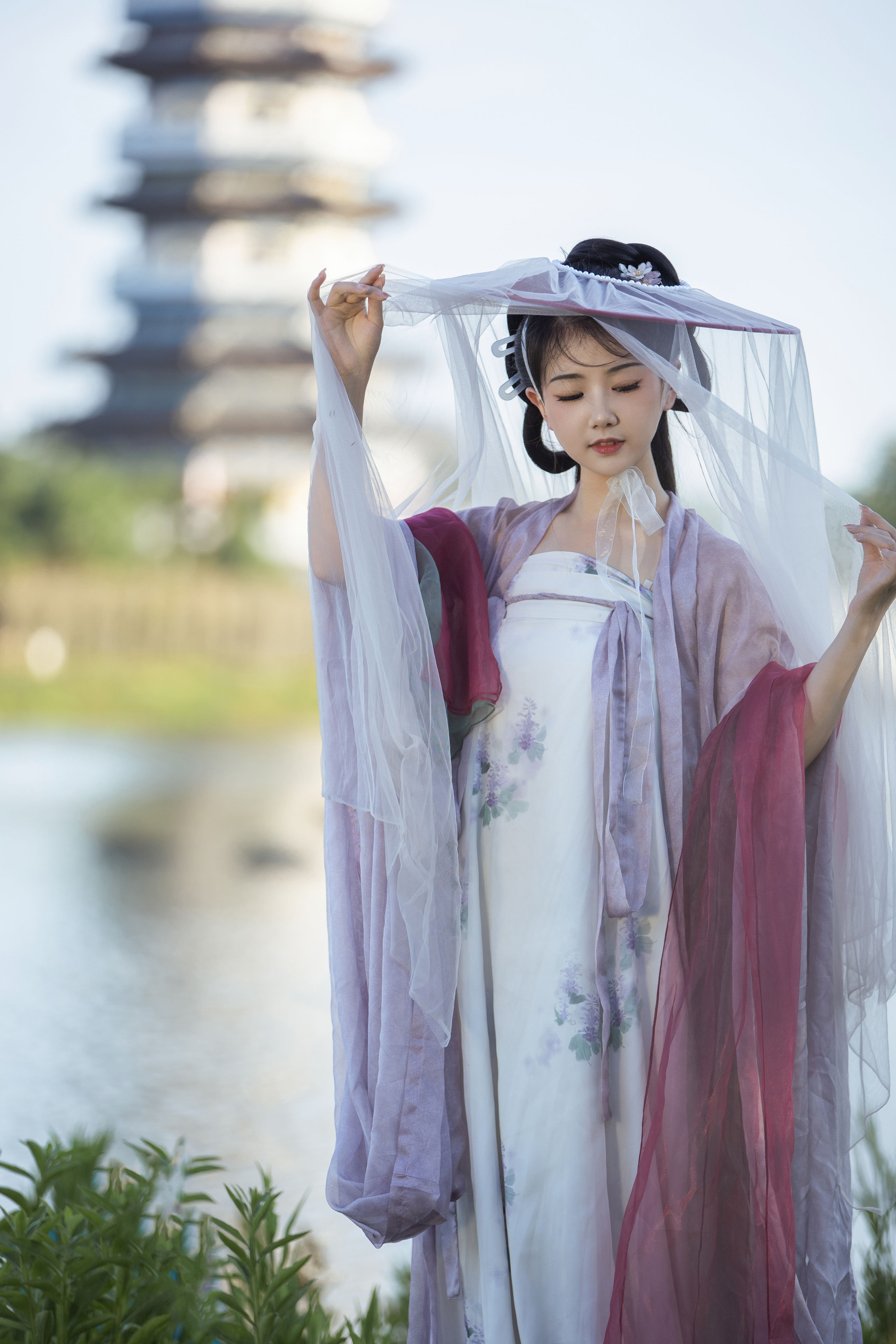 湖光山色 古风 汉服 少女 小姐姐 写真 小仙女