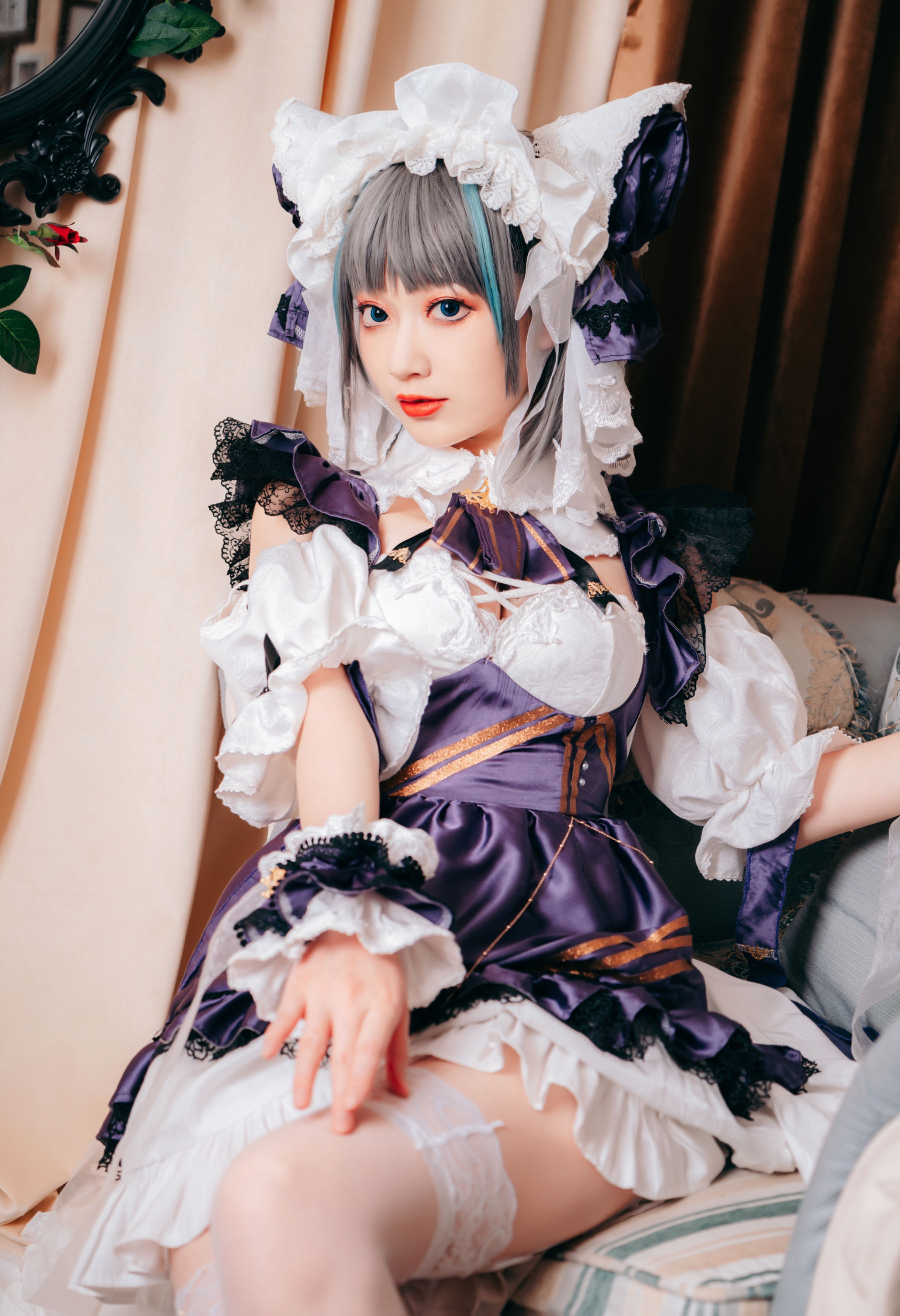 柴郡女仆 Cosplay 二次元 女仆 制服 美少女