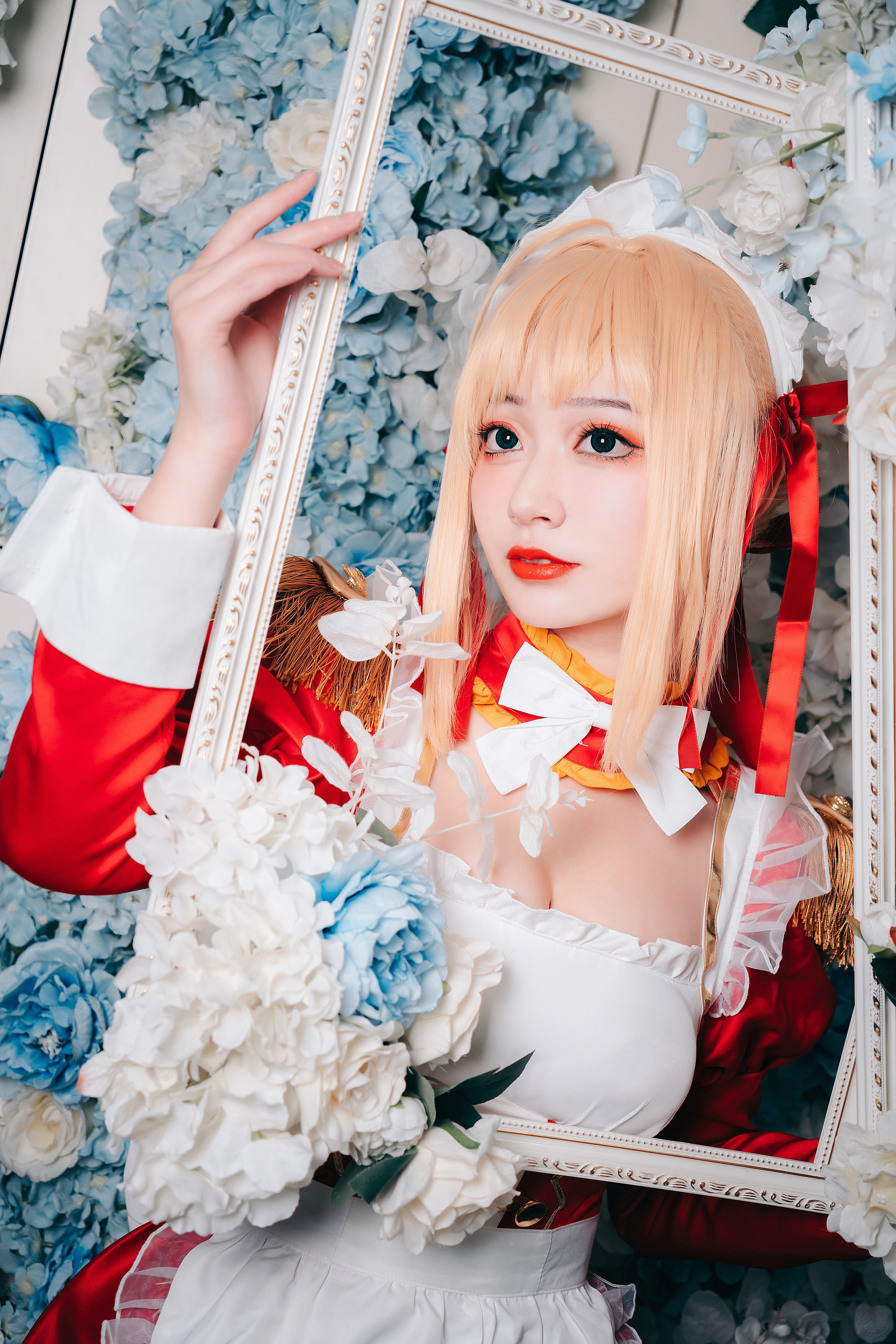 尼禄女仆 二次元 Cosplay 写真 女仆 制服