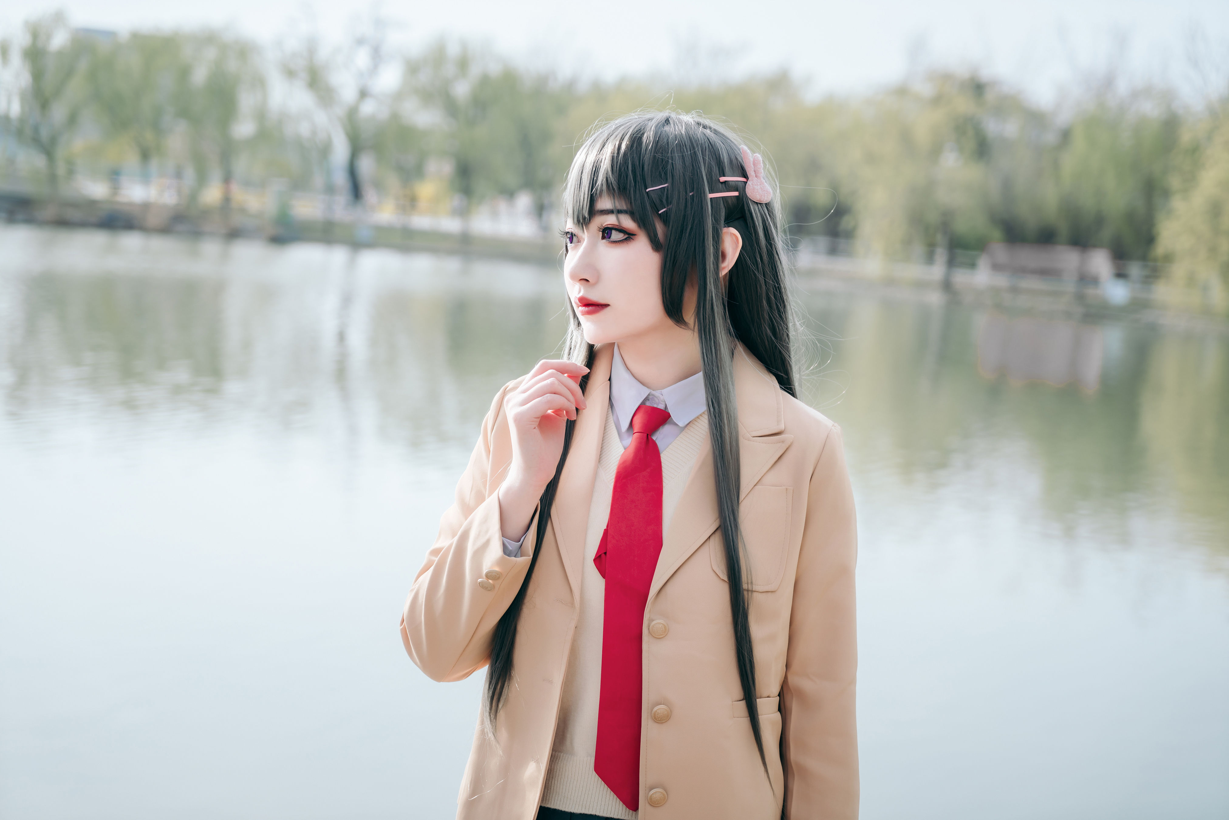 樱岛麻衣 二次元 JK Cosplay 制服 美少女