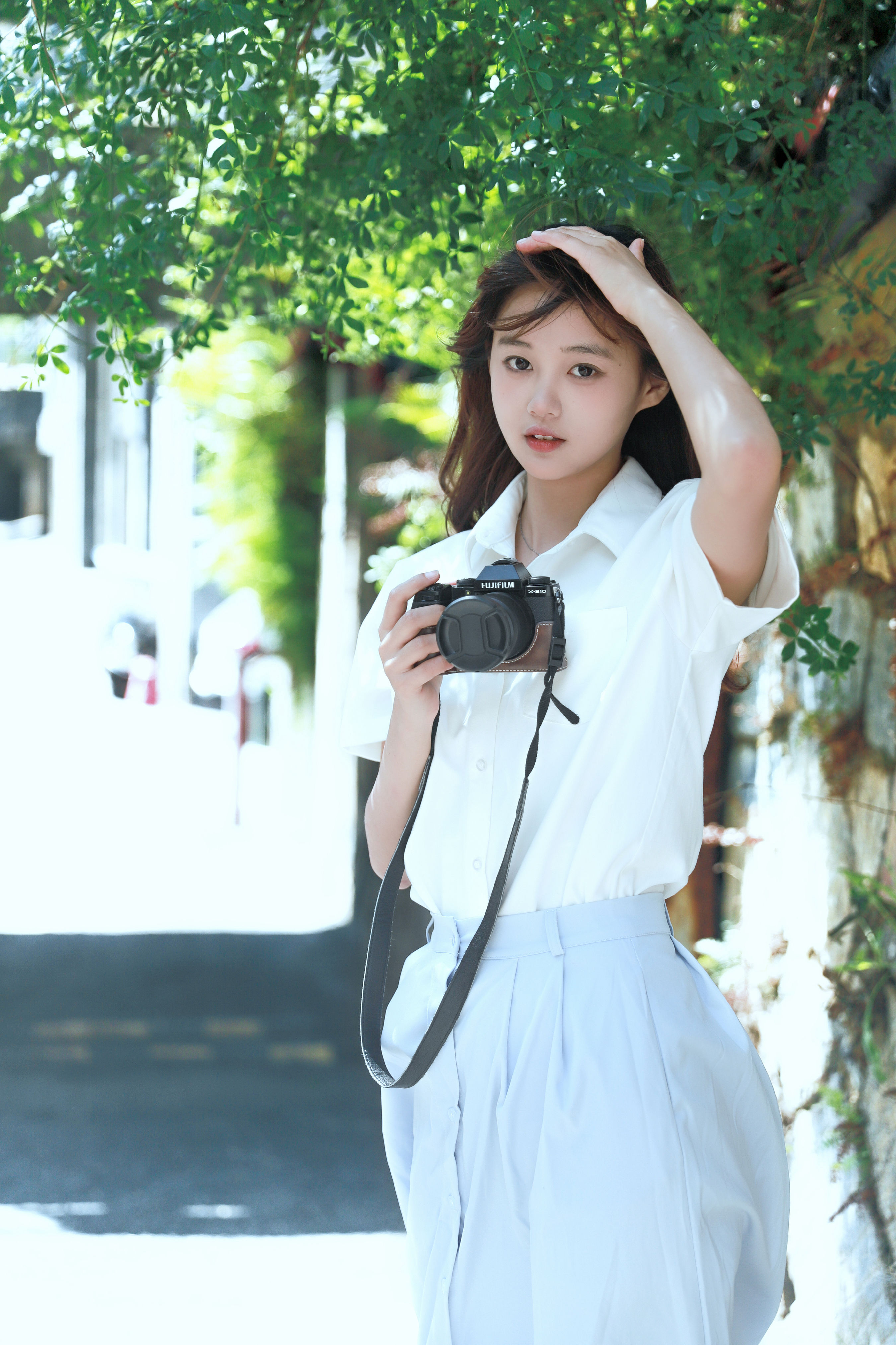 仲夏 小清新 少女 清纯 校花 女神 夏天 青春 街拍 日系