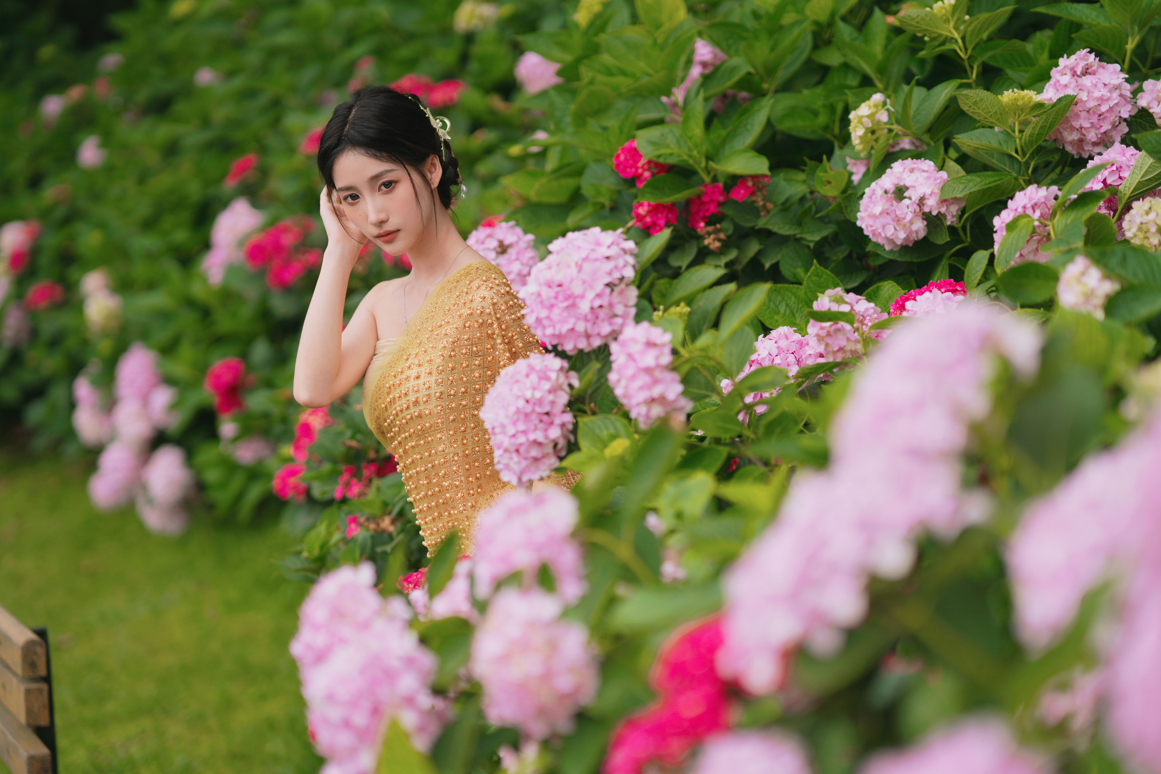 傣族少女 民族风 小清新 绿色 美丽 小仙女 养眼 精美 写真 少女