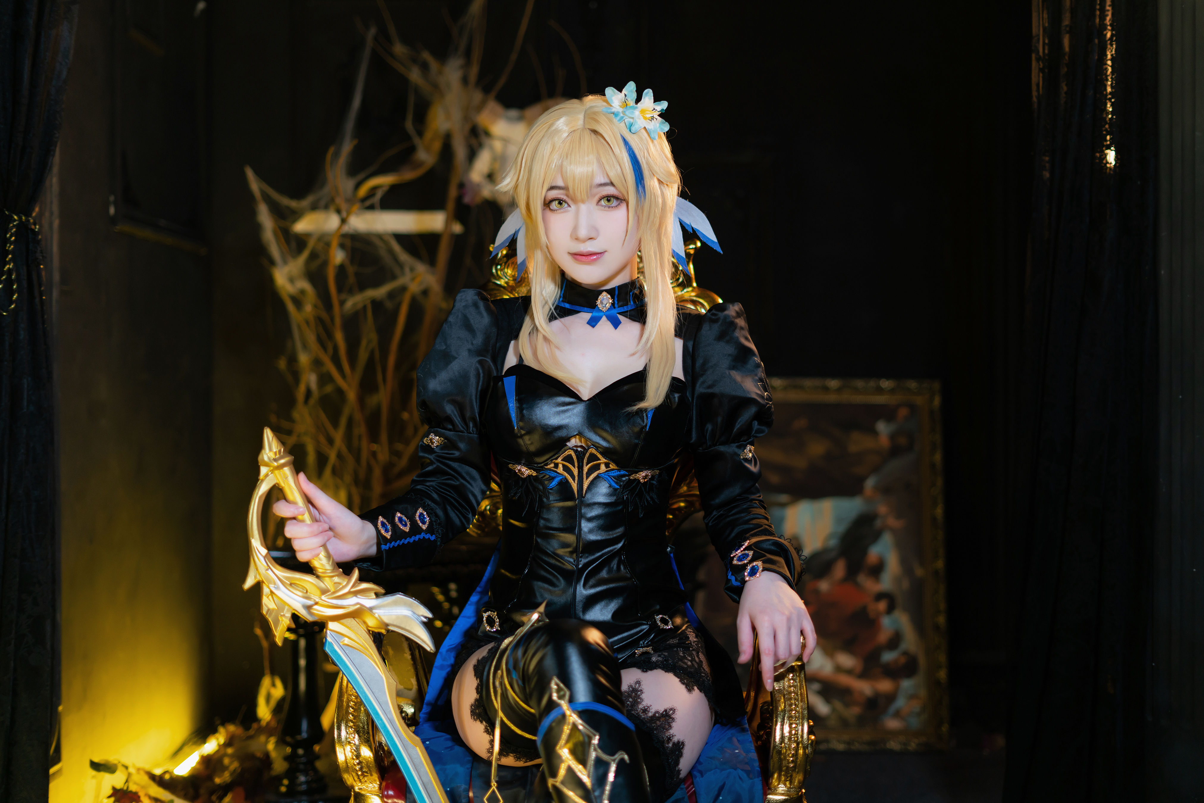 原神深渊双子 二次元 Cosplay 非主流 暗黑