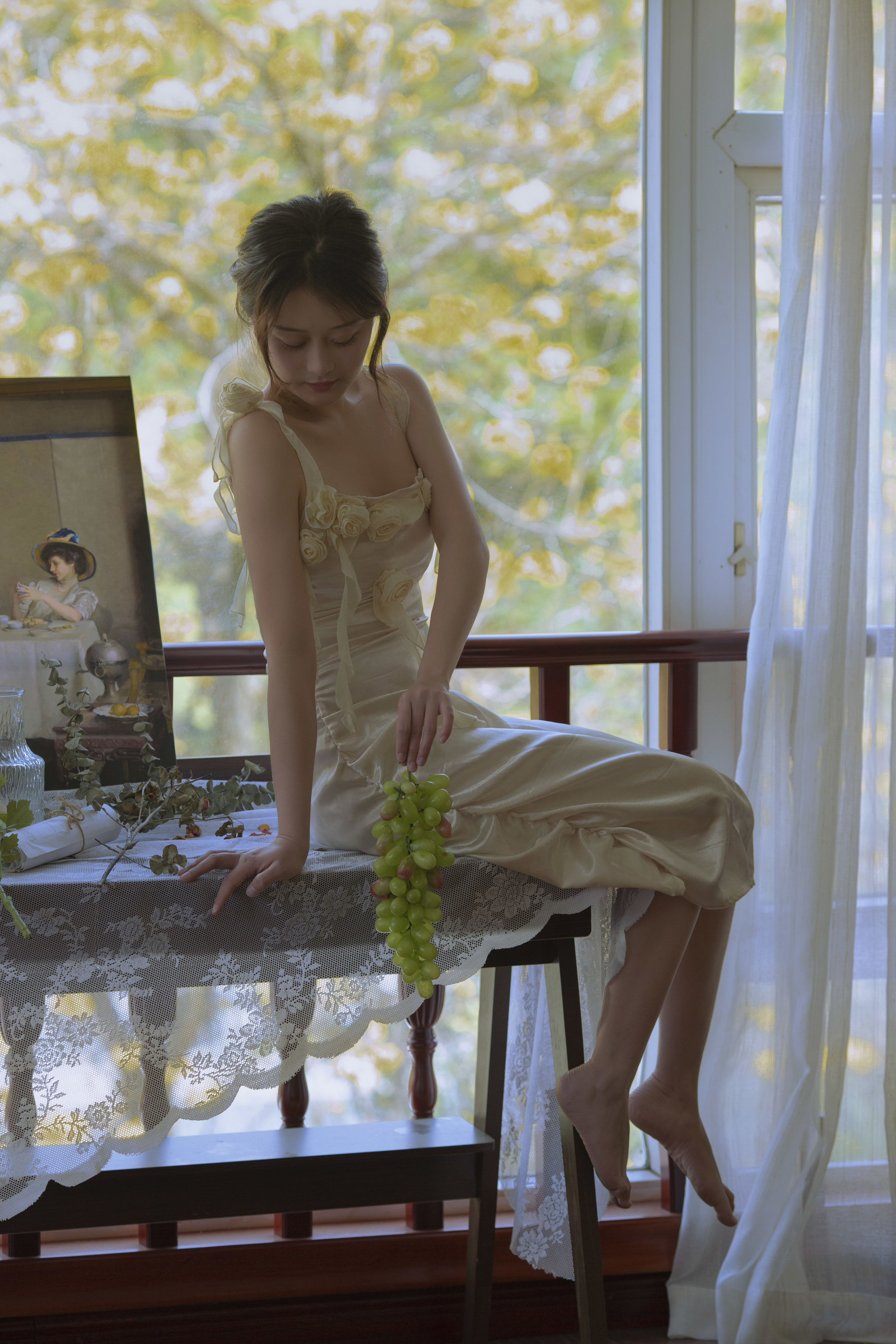 一刻幻梦 花 写真 女人 浪漫 优美