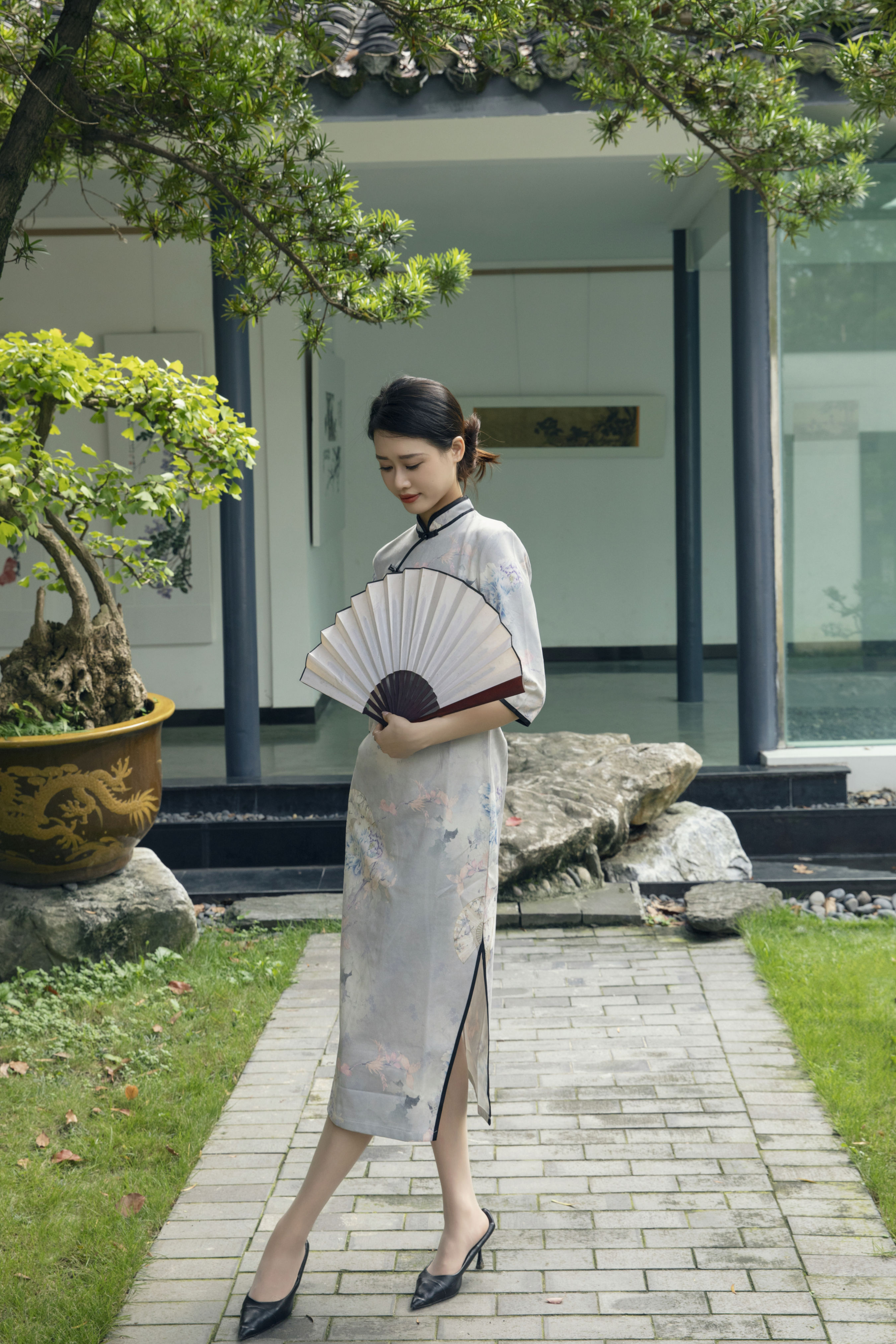 楼兰幽梦 旗袍 国风 模特 女人 人物