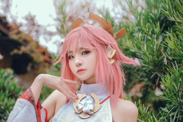 八重神子 Cosplay 美少女 妹子 写真 嫩模