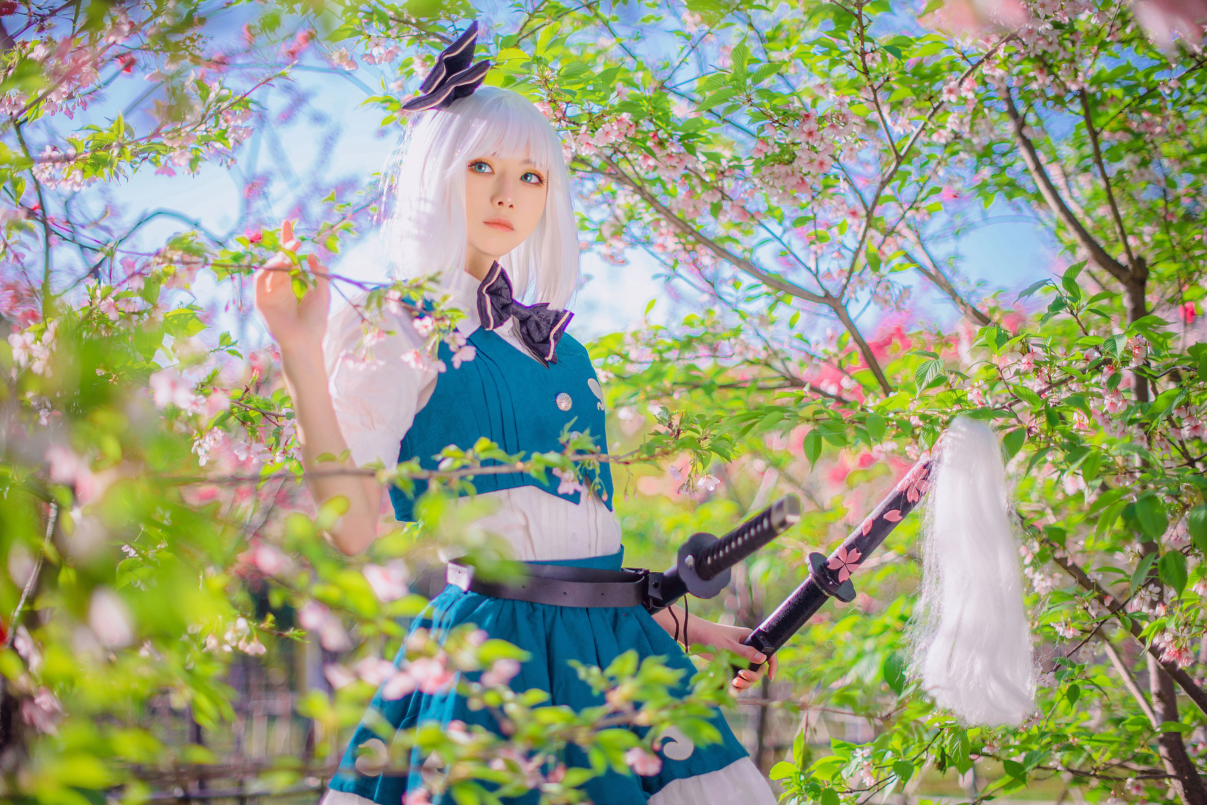 灵魂妖梦 Cosplay 二次元 美少女 元气