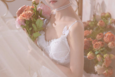 白色芭蕾 少女 花 写真 精美 美女