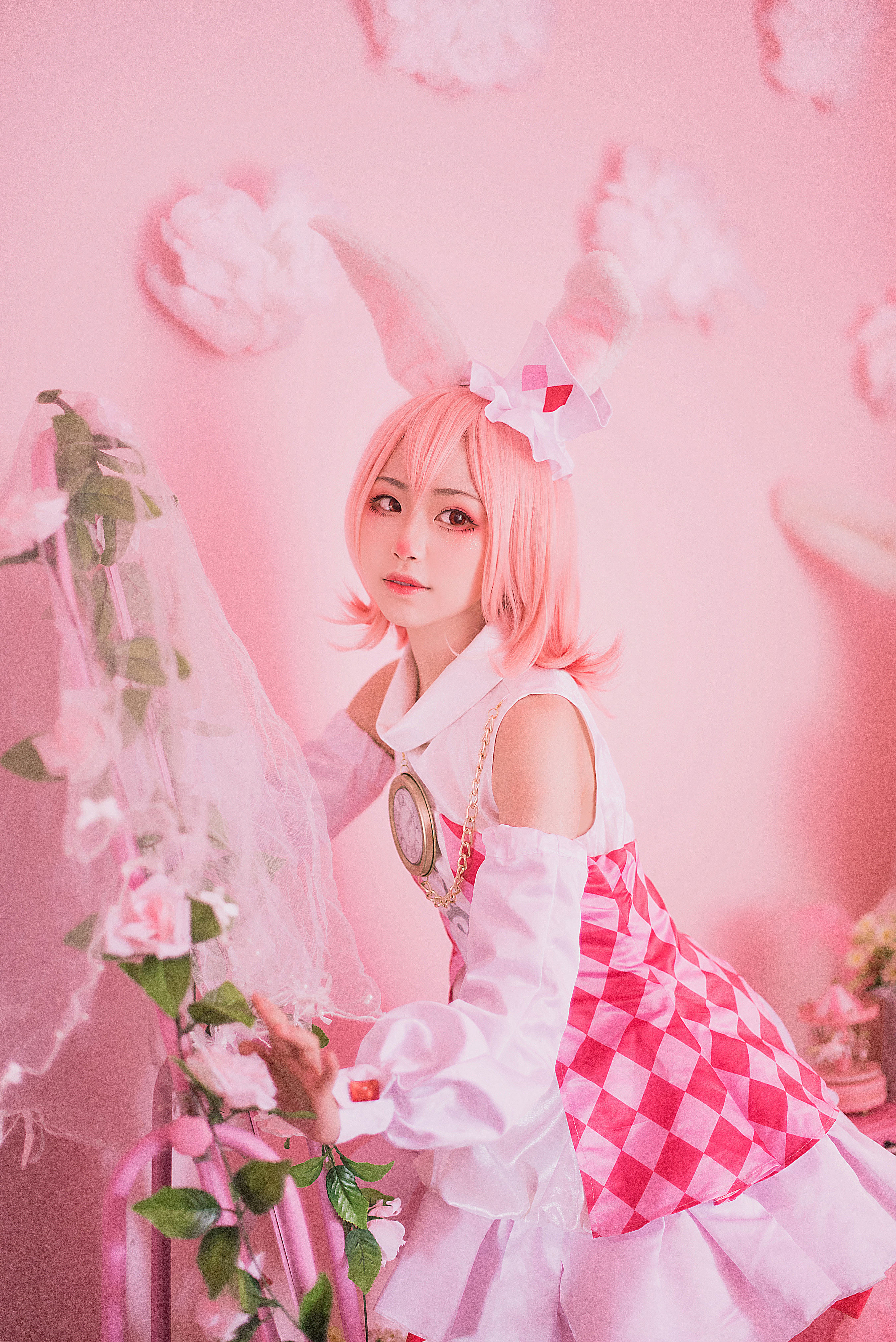 揣着怀表的兔子 二次元 可爱 萝莉 兔女郎 Cosplay