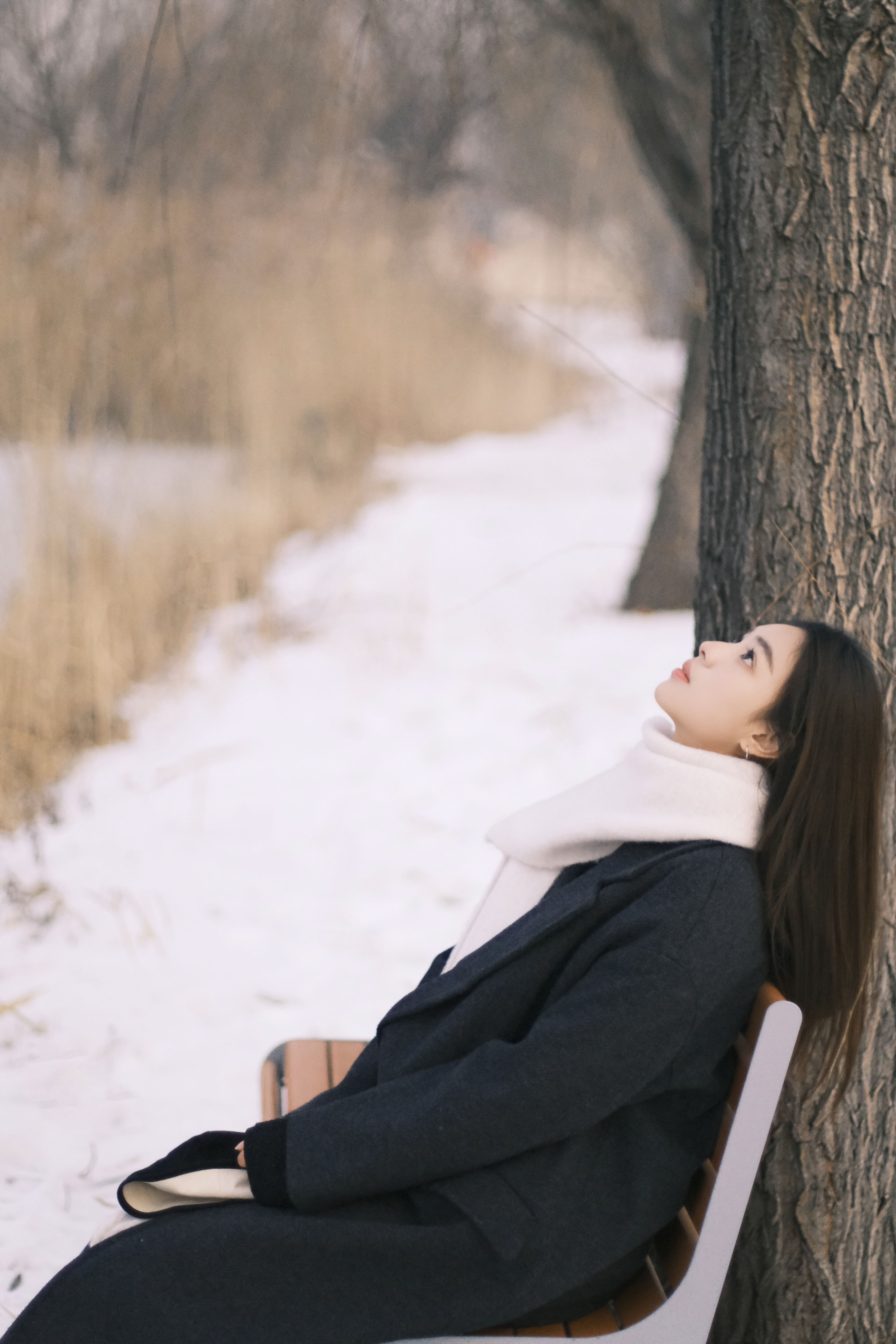 雪天情书 女神 写真 美女 冬天 雪景