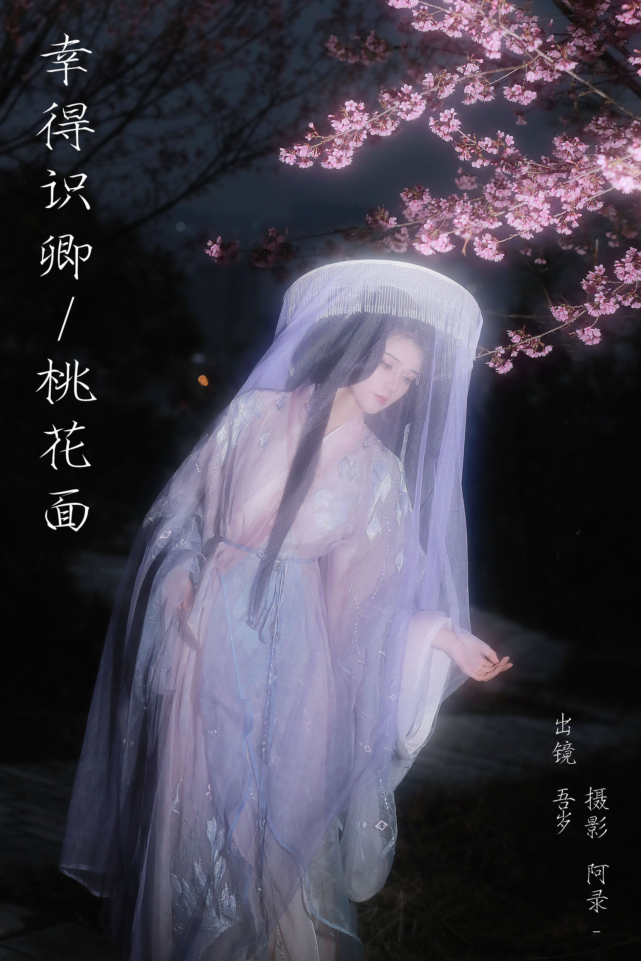 幸得识卿桃花面 优美 美人 桃花 古装 汉服