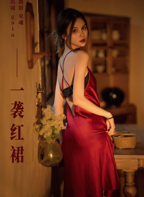 一袭红裙 性感 模特 女神 美女 私房照