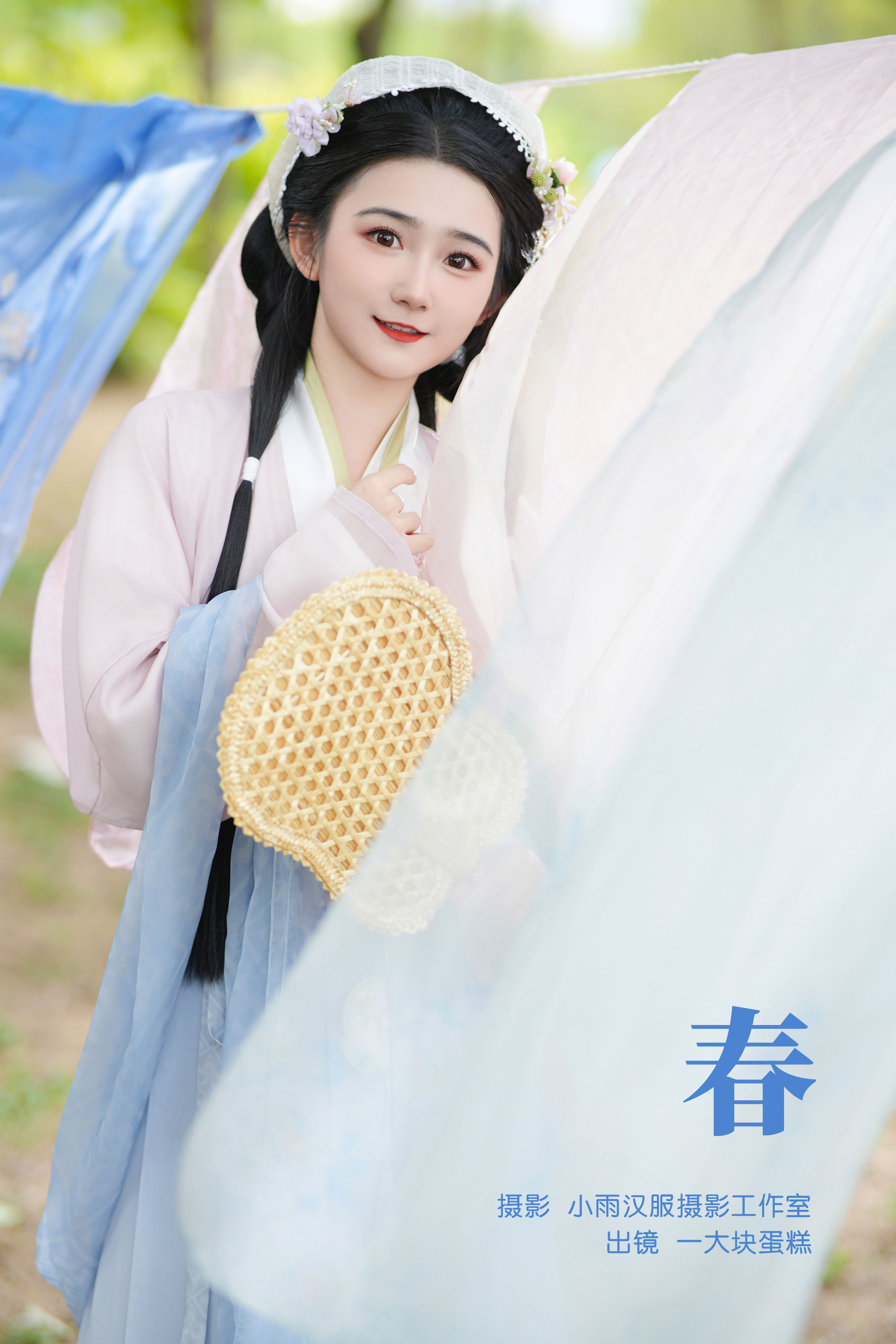 春 汉服 姑娘 古代 春天 甜美