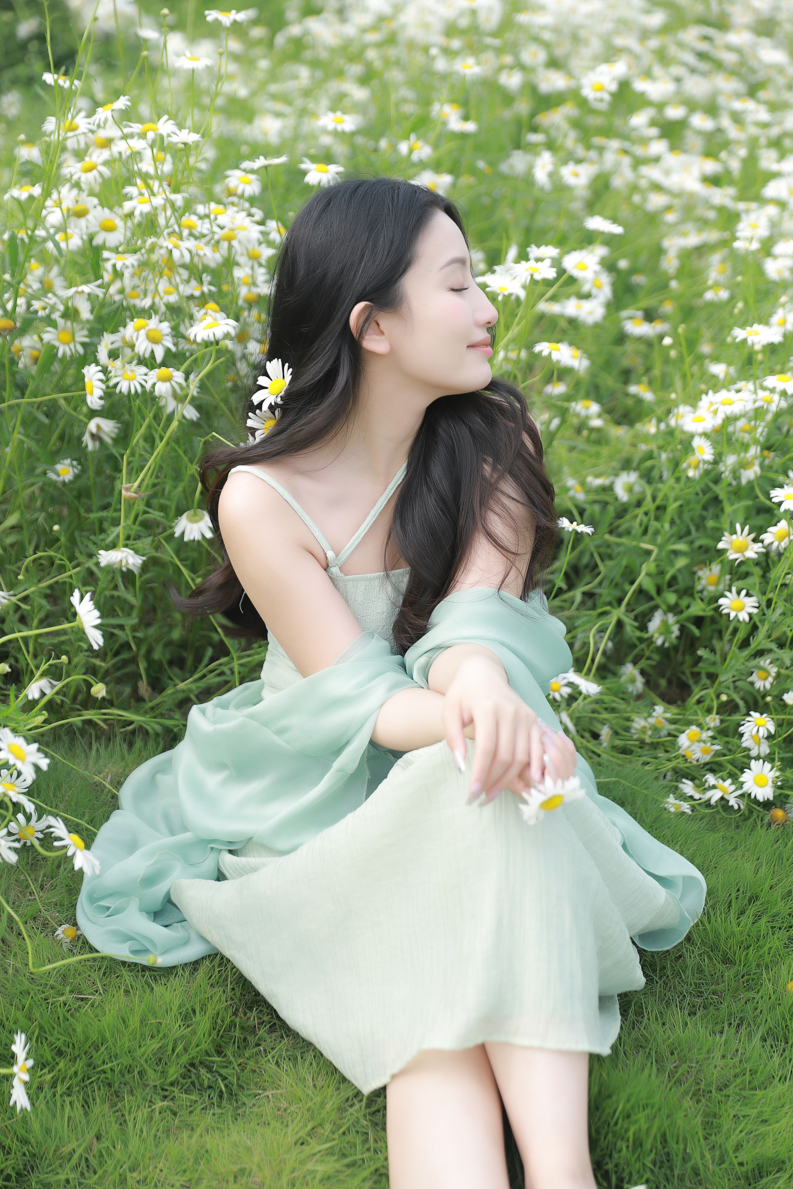 浅白光阴 花 小清新 写真 美女 精美