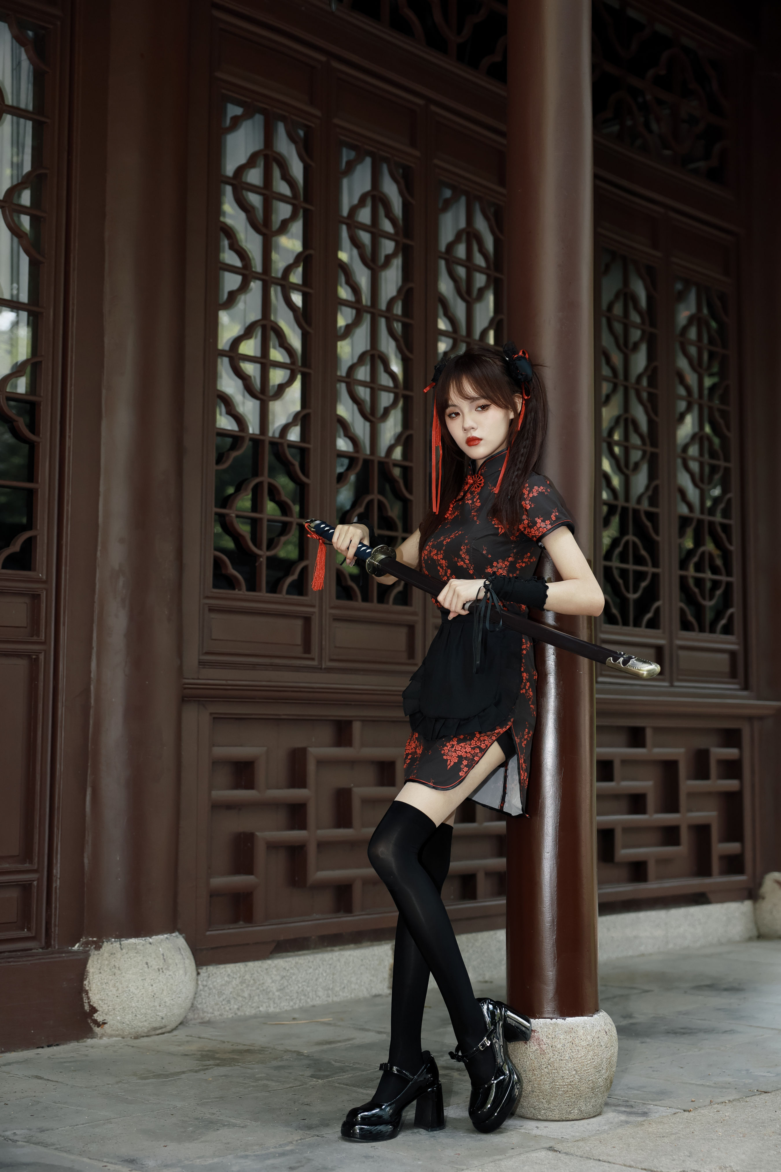 双胞胎中华娘 美少女 二次元 Cosplay 姐妹花 福利 制服