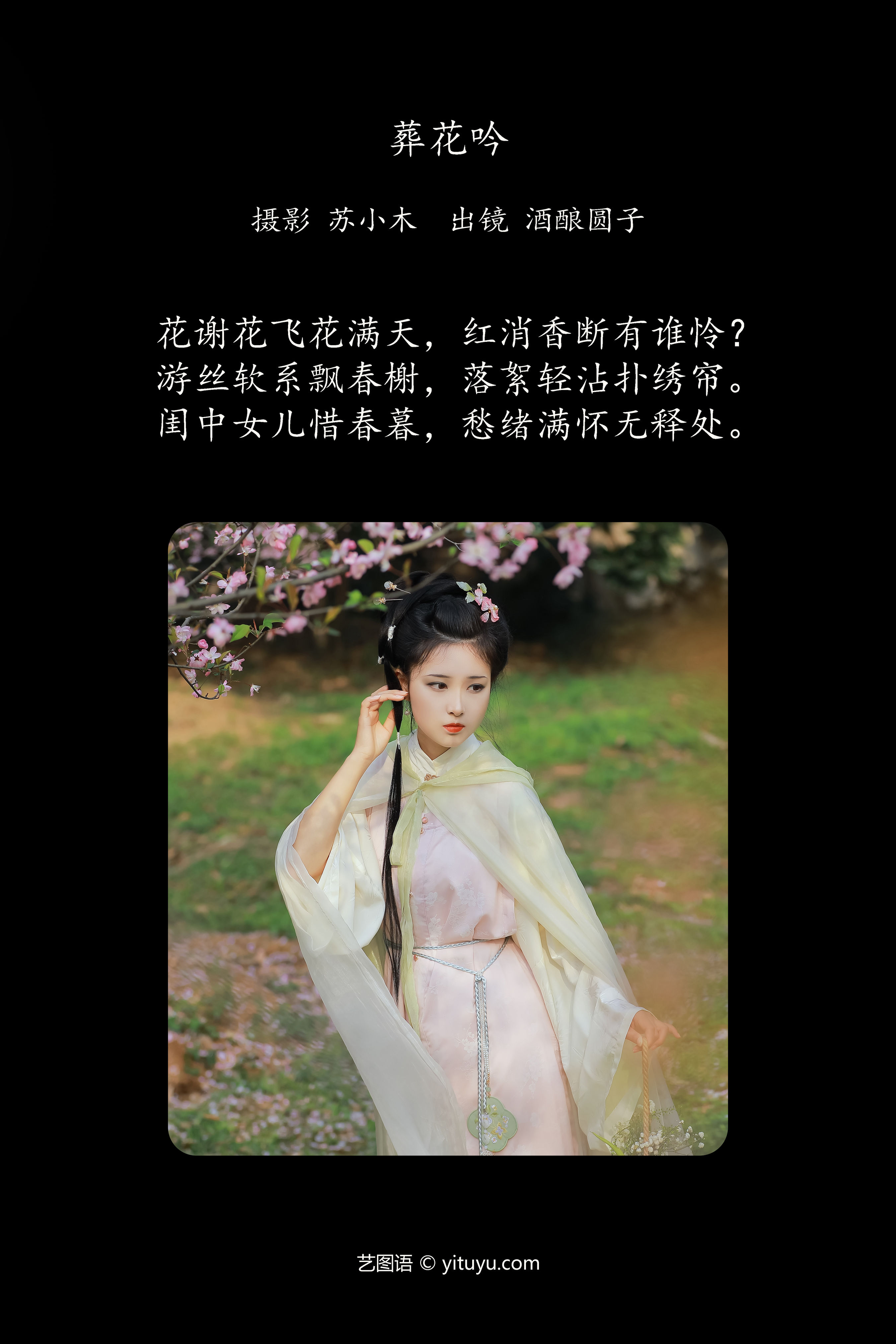 葬花吟 汉服 小仙女 古代 花 国风