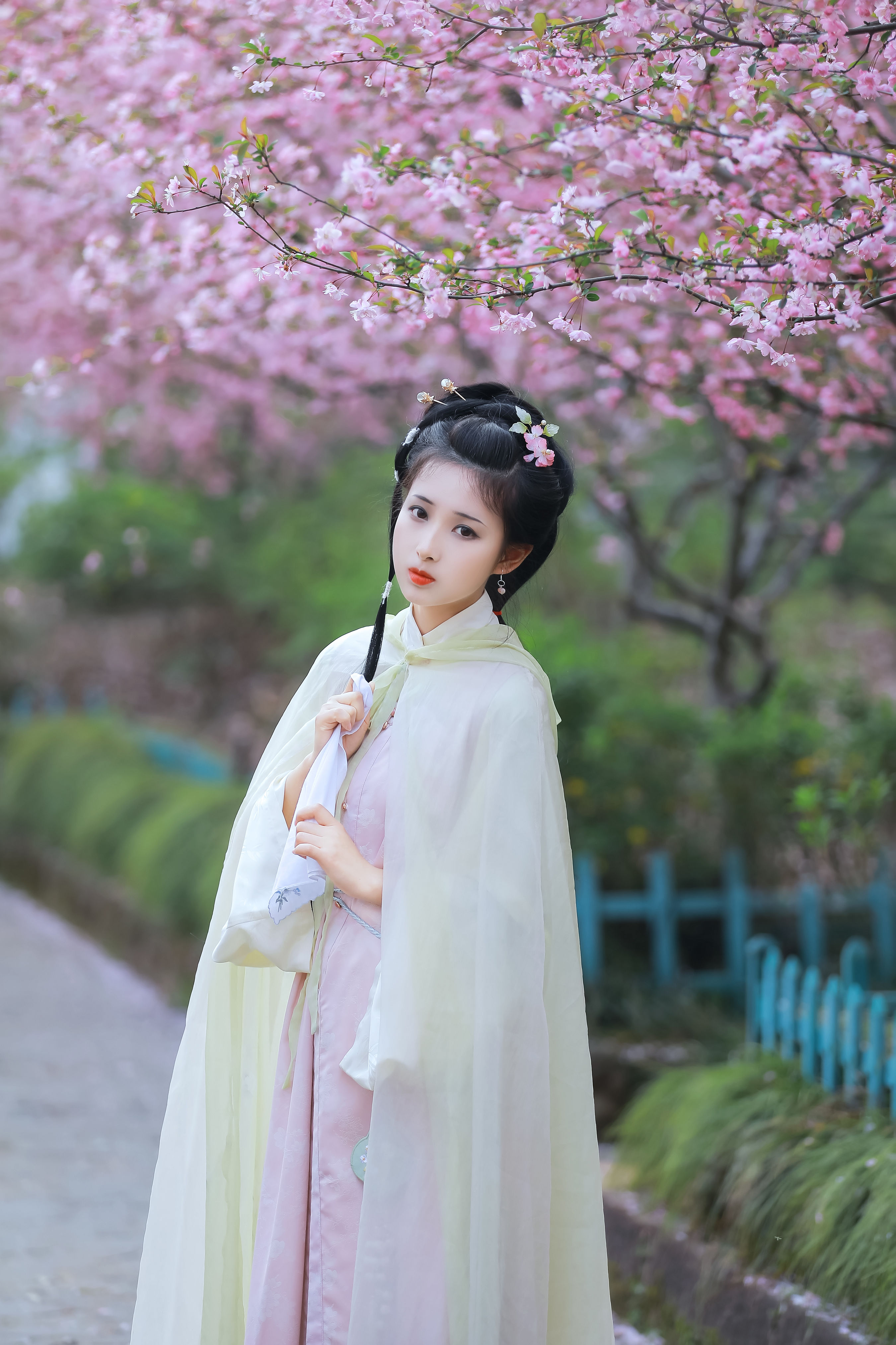 葬花吟 汉服 小仙女 古代 花 国风