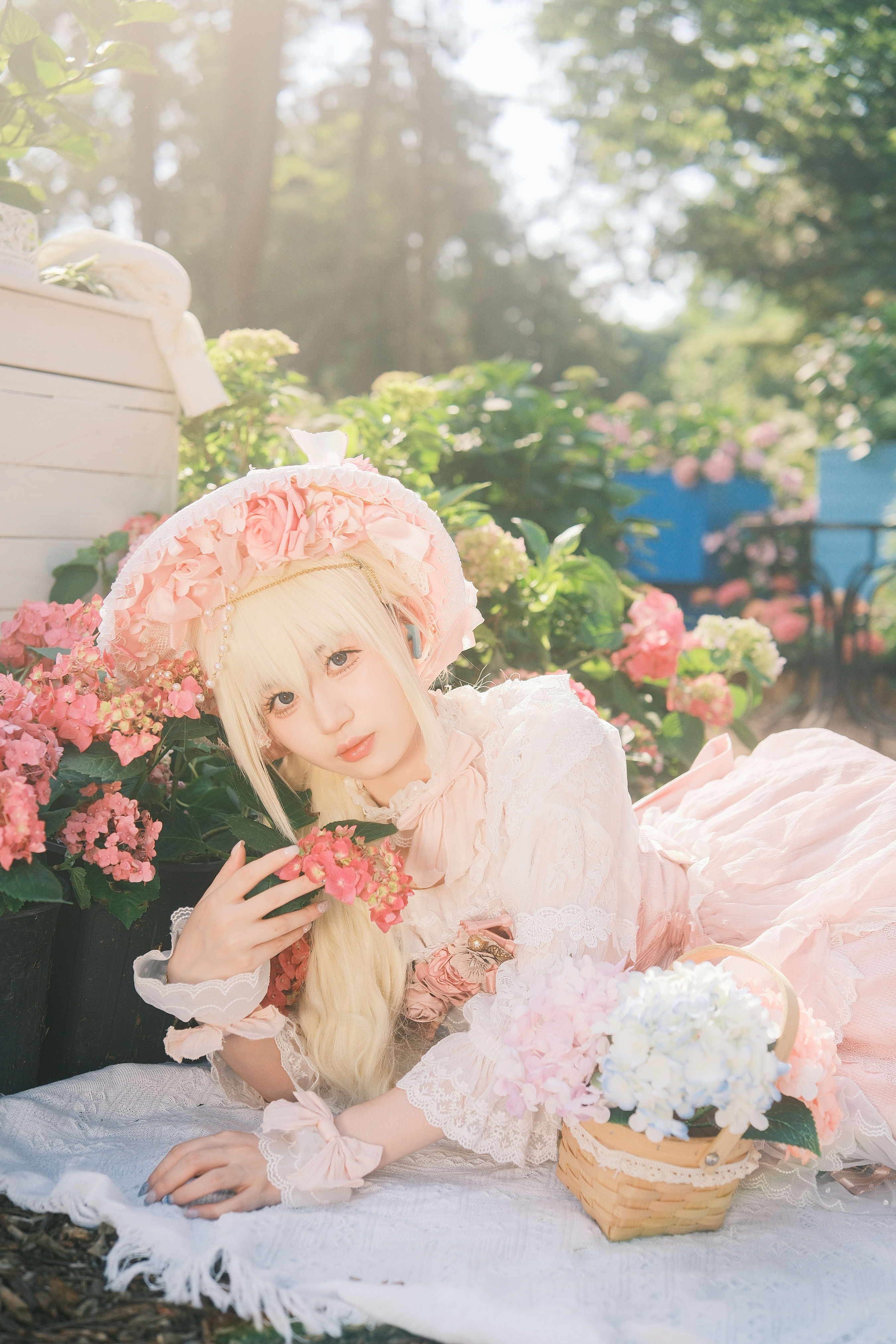 爱丽丝的莫奈花园 色彩 Cosplay 浪漫 花 洛丽塔 可爱 二次元