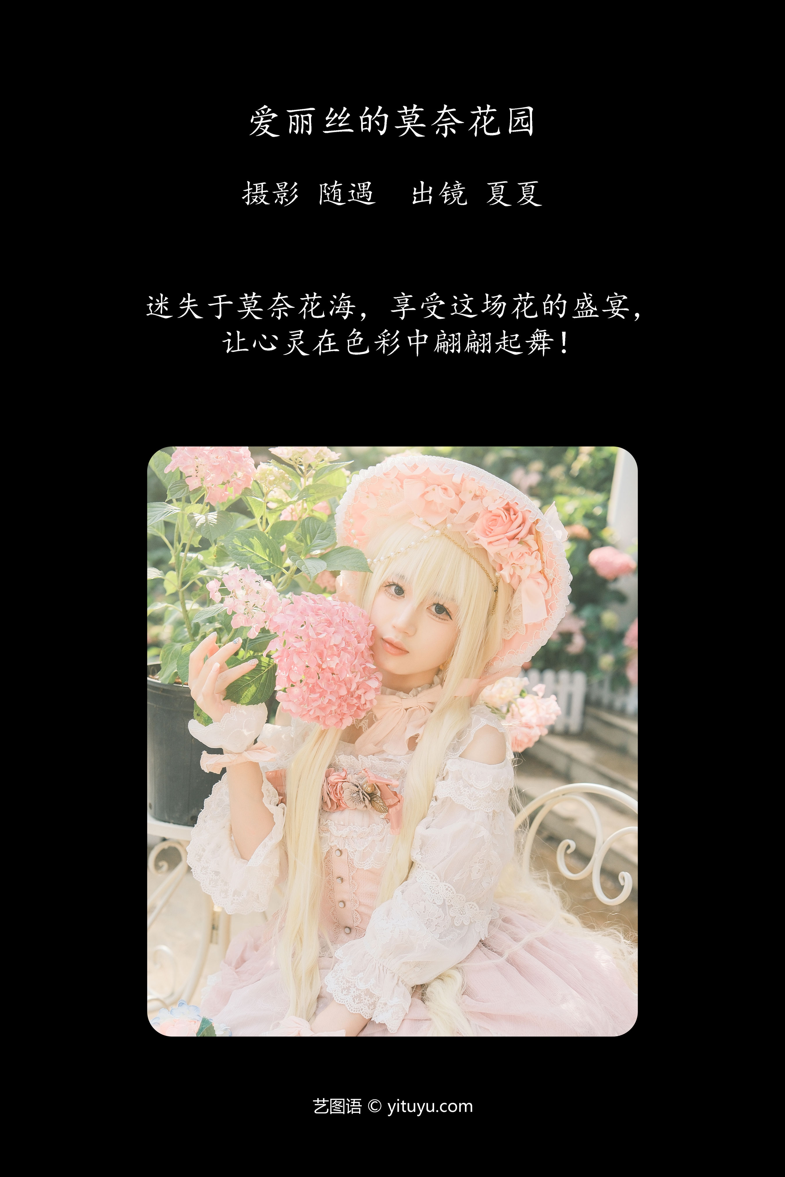 爱丽丝的莫奈花园 色彩 Cosplay 浪漫 花 洛丽塔 可爱 二次元