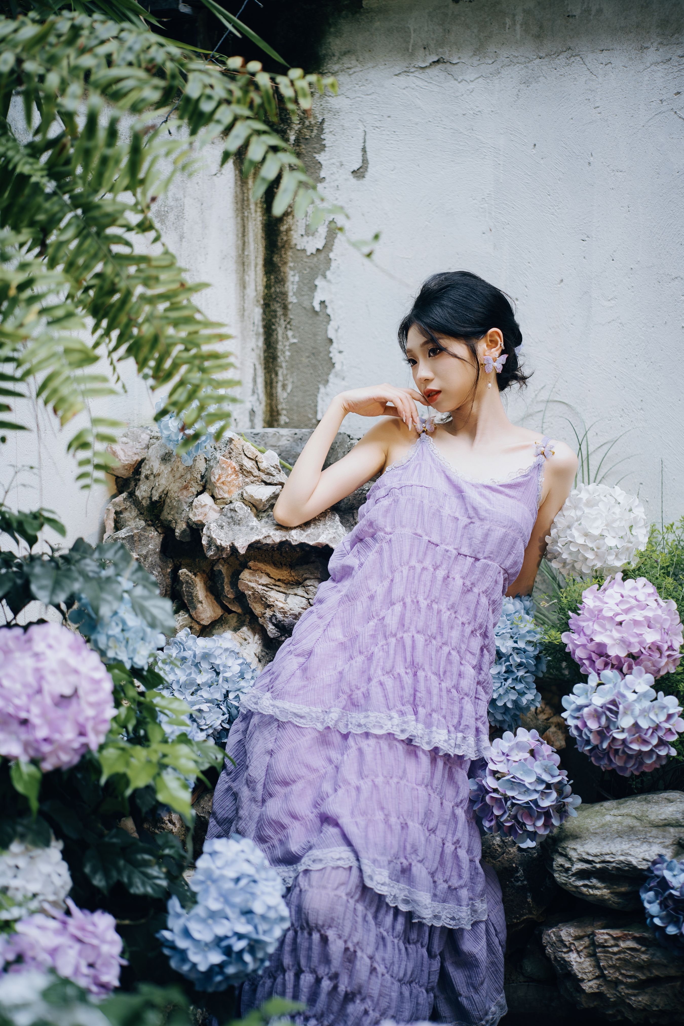 夏日pasta 夏日 妹子 写真 花 模特