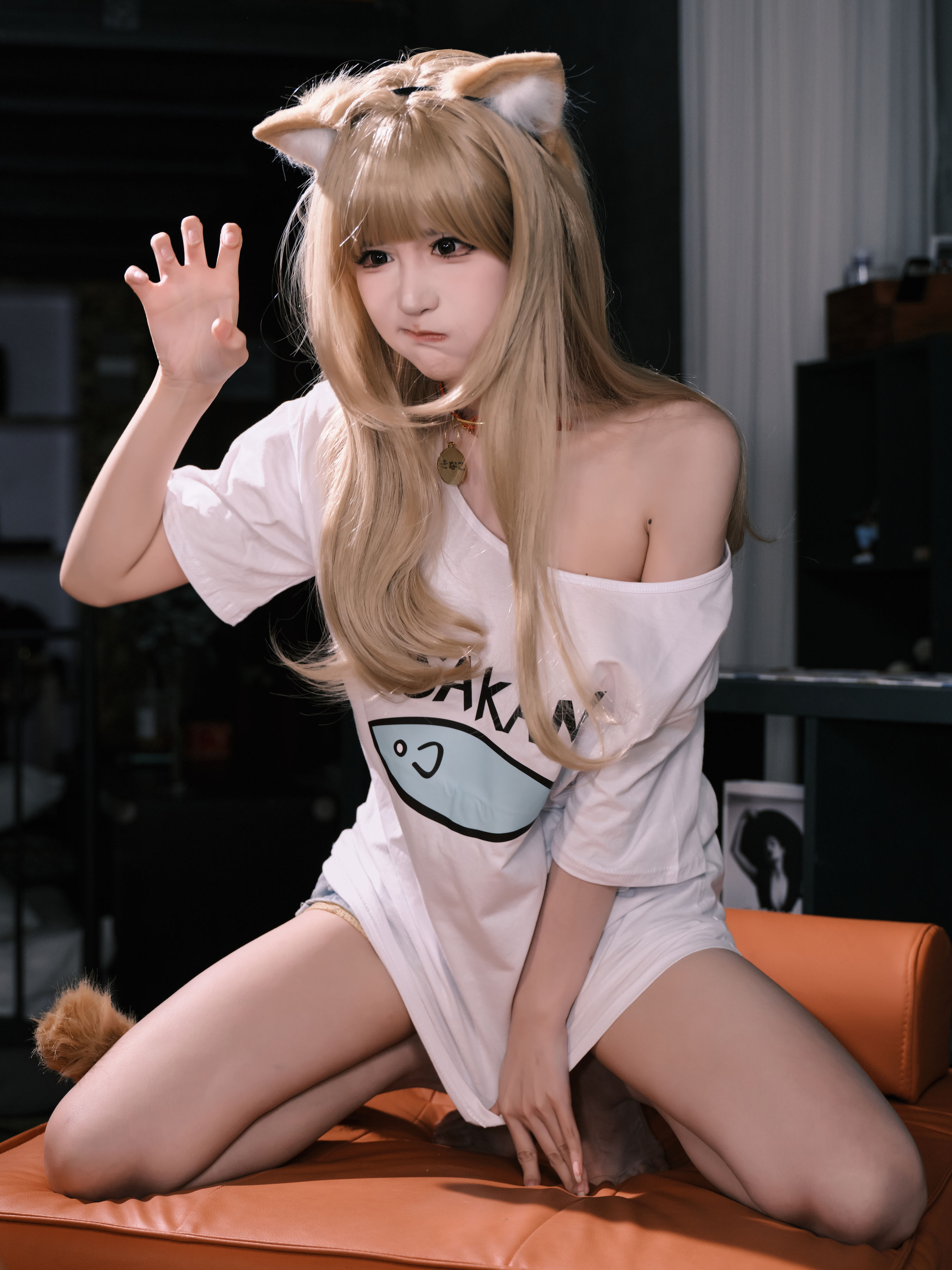 谁家走丢的黄豆粉 二次元 妹子 性感 Cosplay 猫女