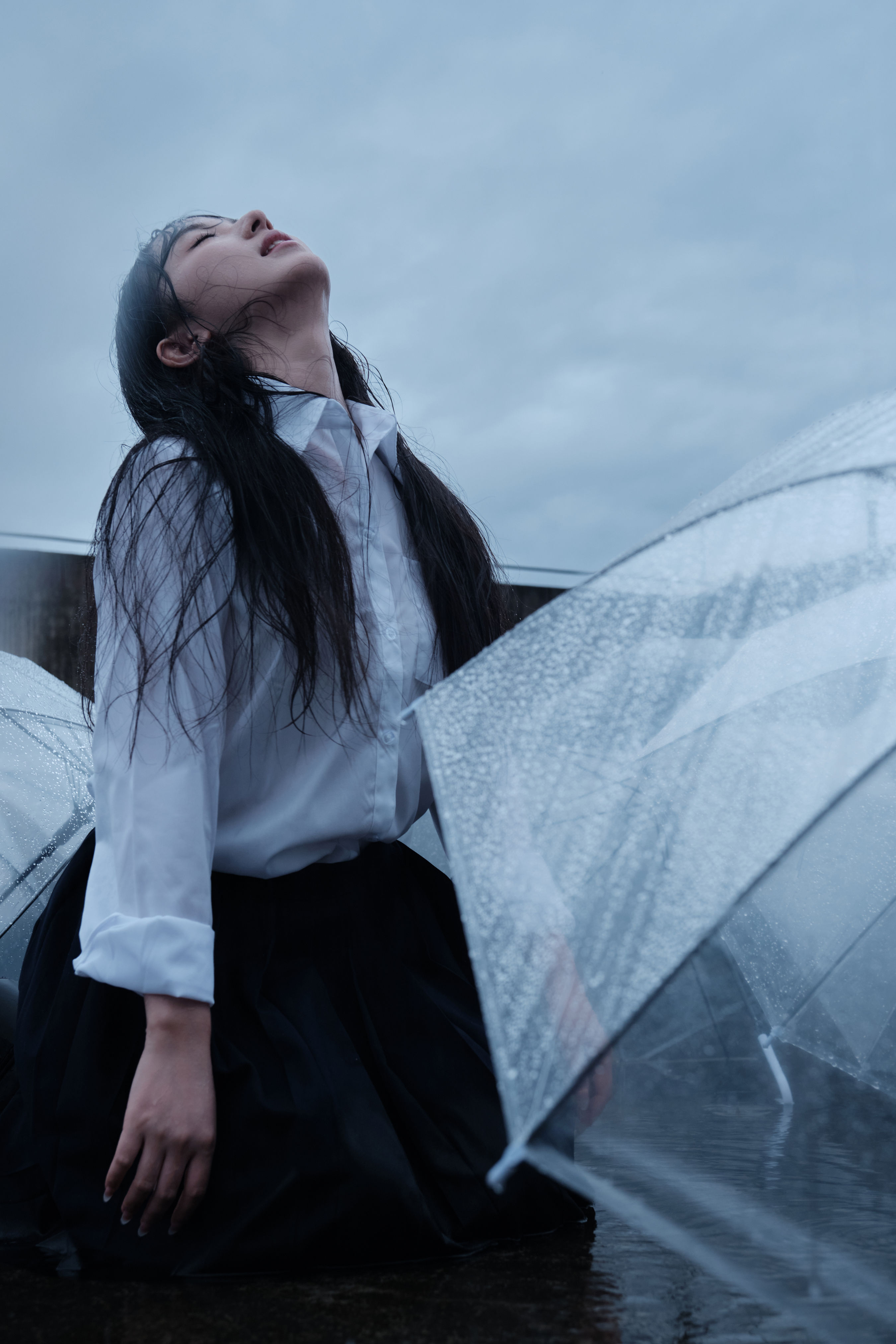 恋如雨止 氛围感 下雨天 个性 创意 忧伤 情绪