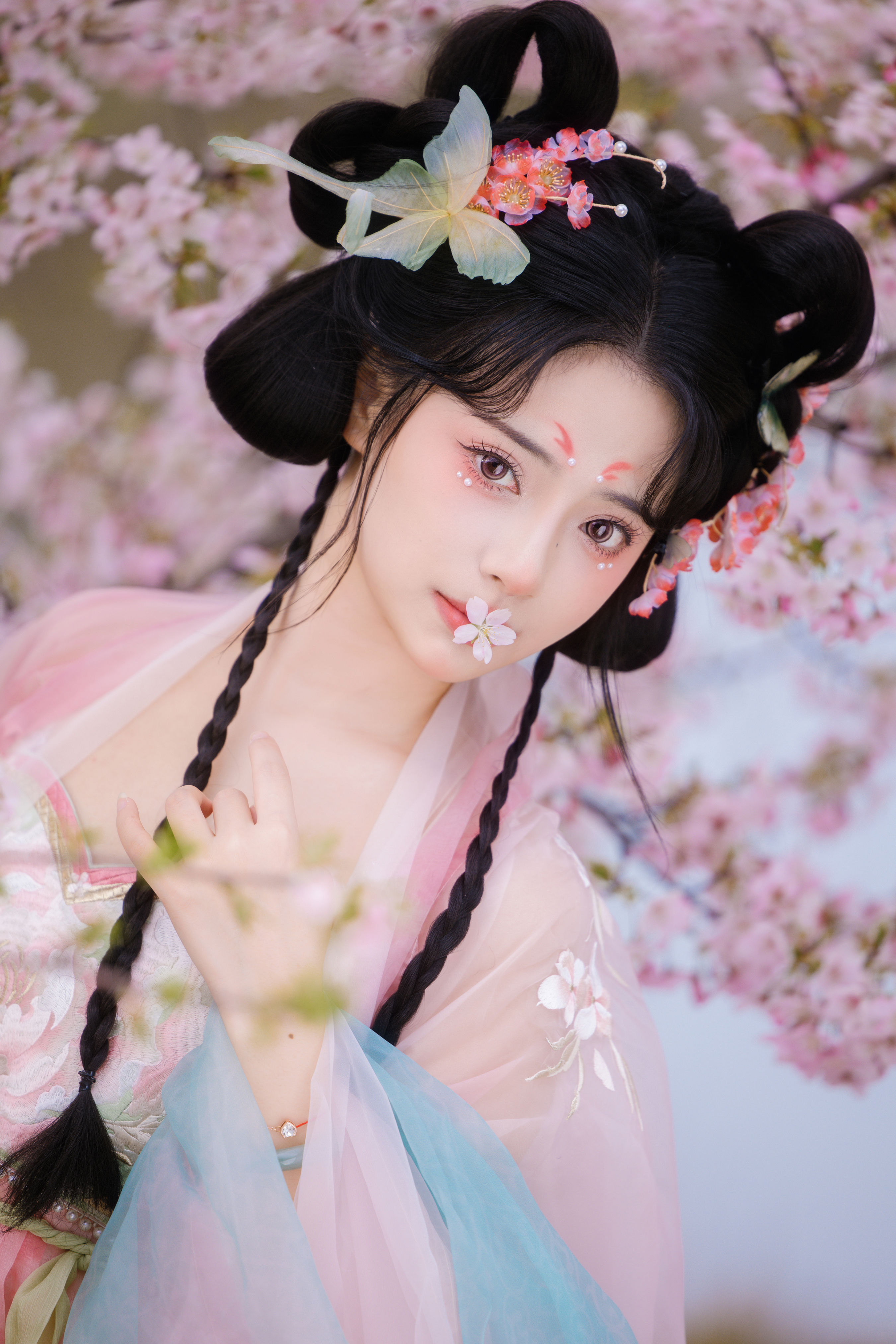 赏樱 樱花 汉服 小姐姐 写真 仙气